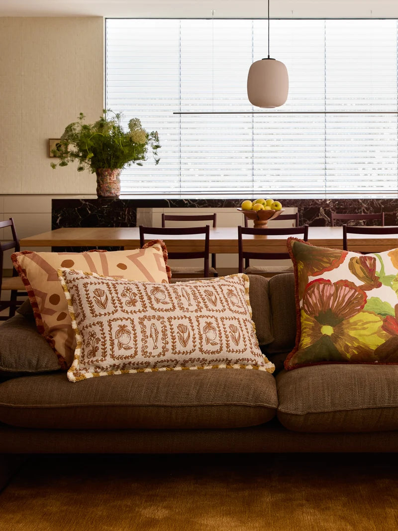 Bonnie & Neil Memphis Cushion Wheat 60cm
