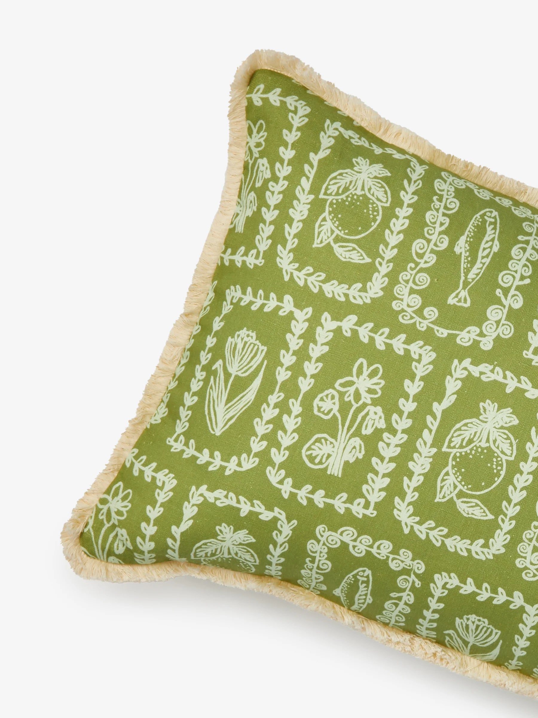 Bonnie & Neil Petra Sage Cushion 75x45 cm