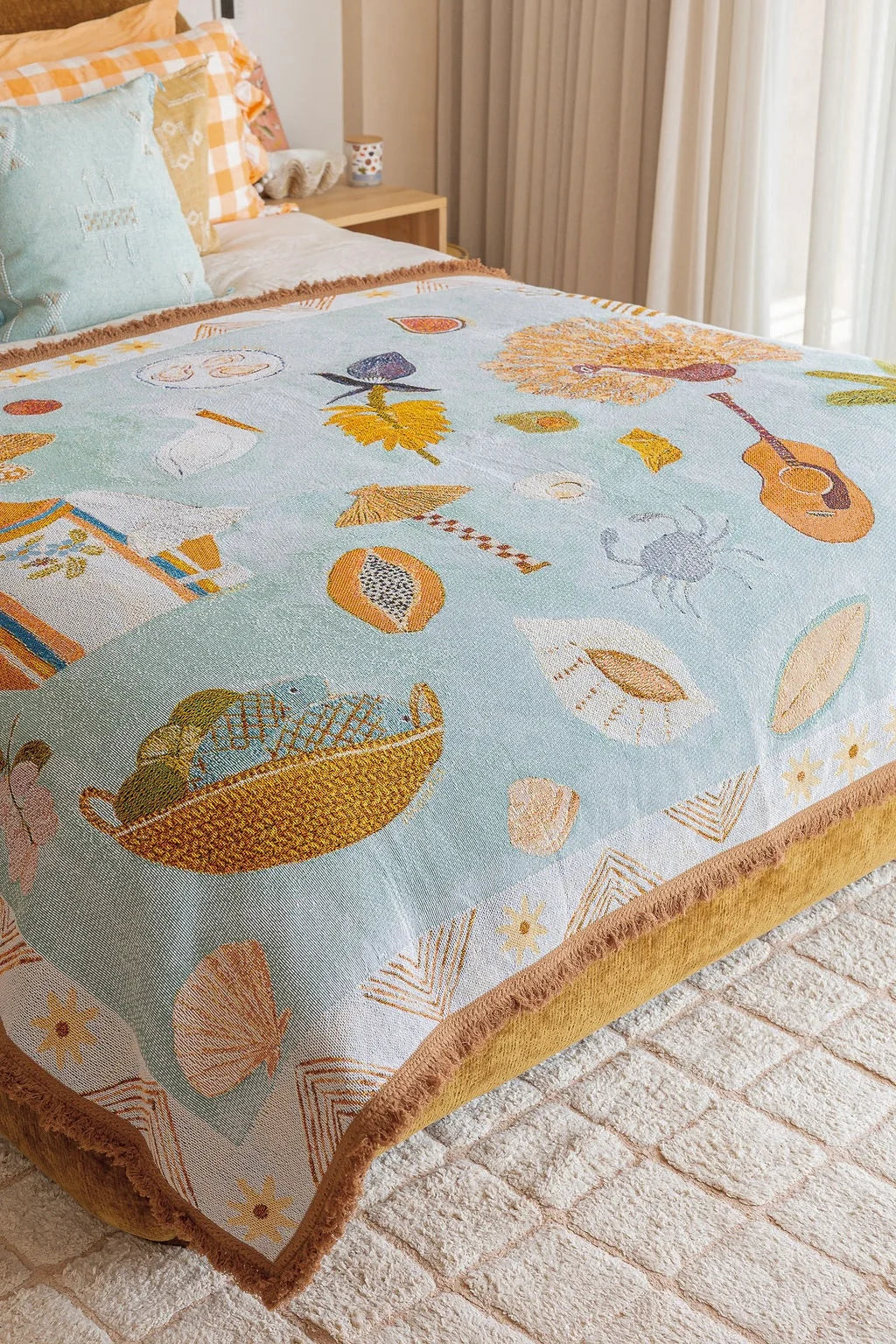 GOOD THROW CO Art Throw Rug SUMMER LOVIN