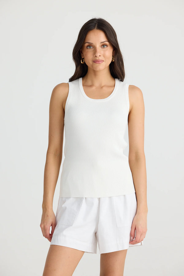 BRAVE & TRUE Amba Tank WHITE