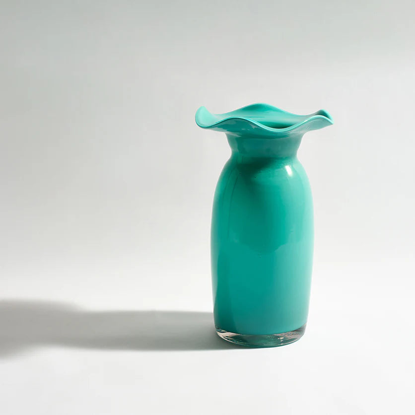 KAS Large Florence Vase TEAL