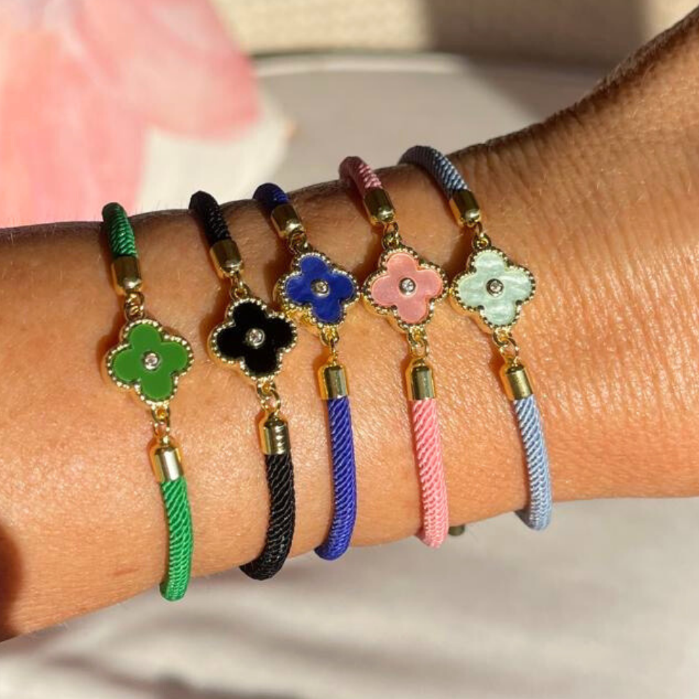 HEI TAI Fleur Slide Bracelet COBALT