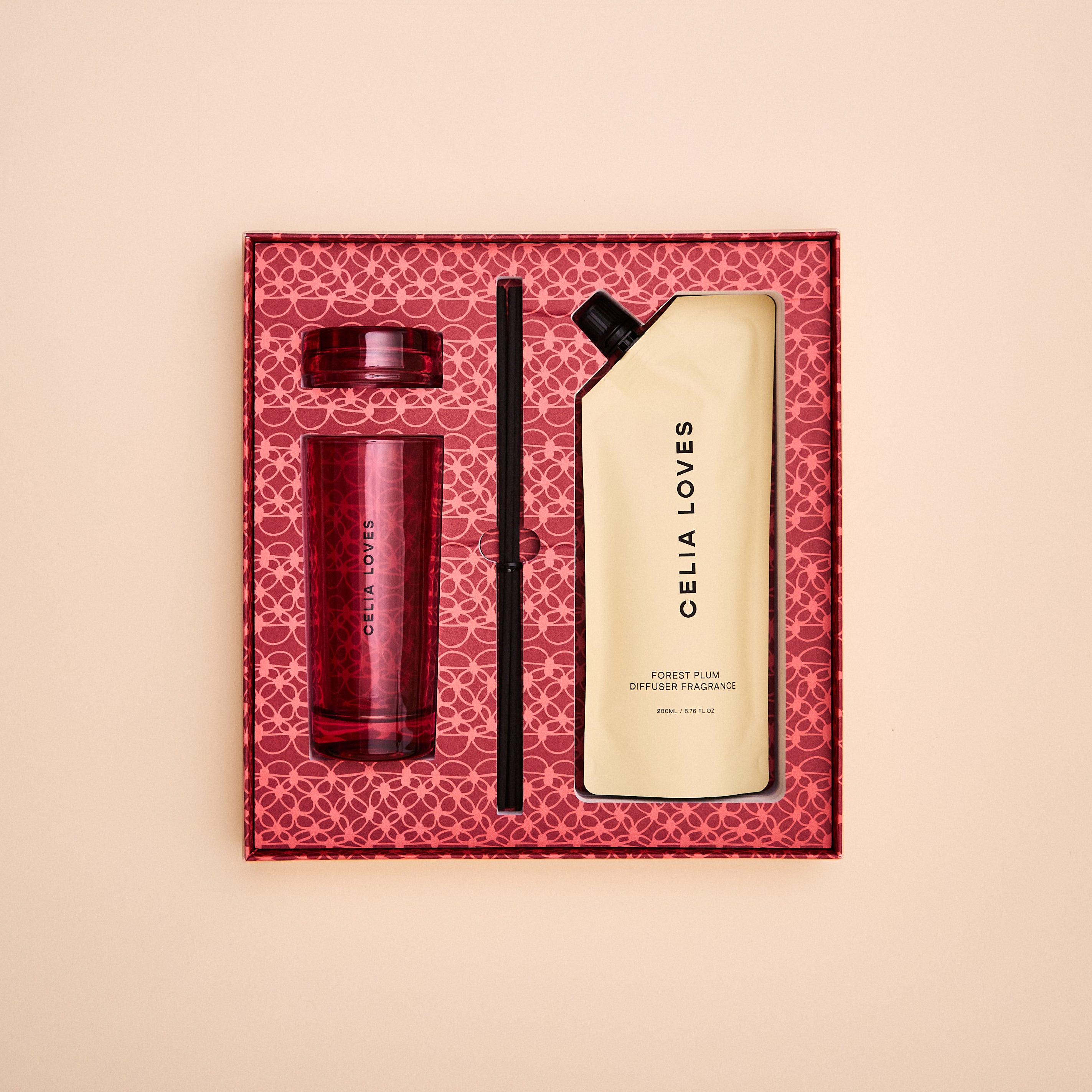 CELIA LOVES 200ml Diffuser Set FOREST PLUM