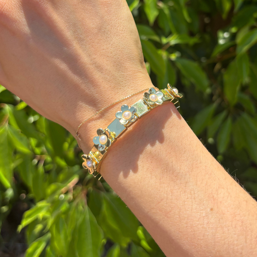 Nina Five Flower Bracelet