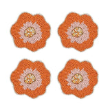 Flora Beaded Coaster Set