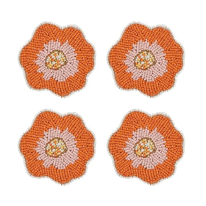 Flora Beaded Coaster Set