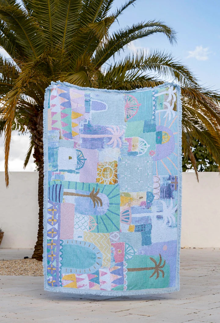 GOOD THROW CO Art Throw Rug ROCK THE KASBAH