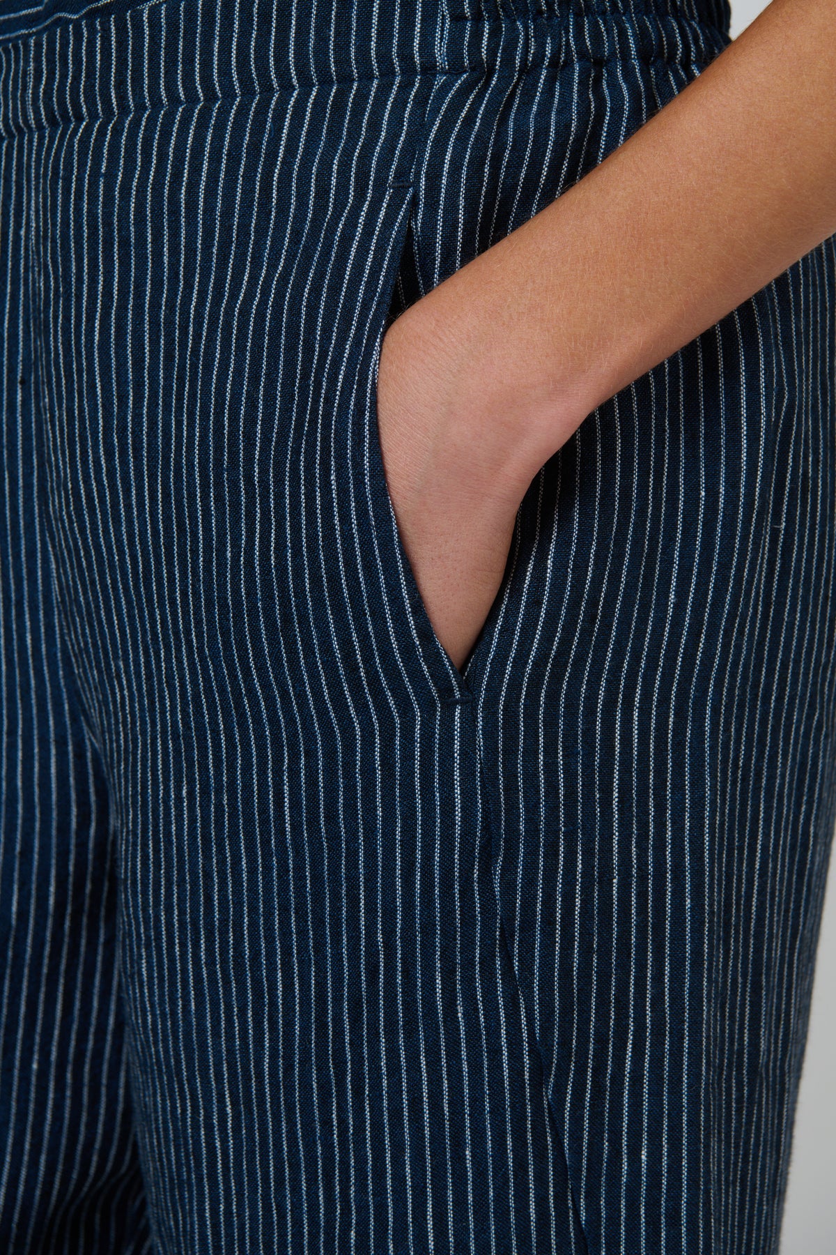 OLIVE ET JULIE Wide Leg Linen Pant STREAMLINED