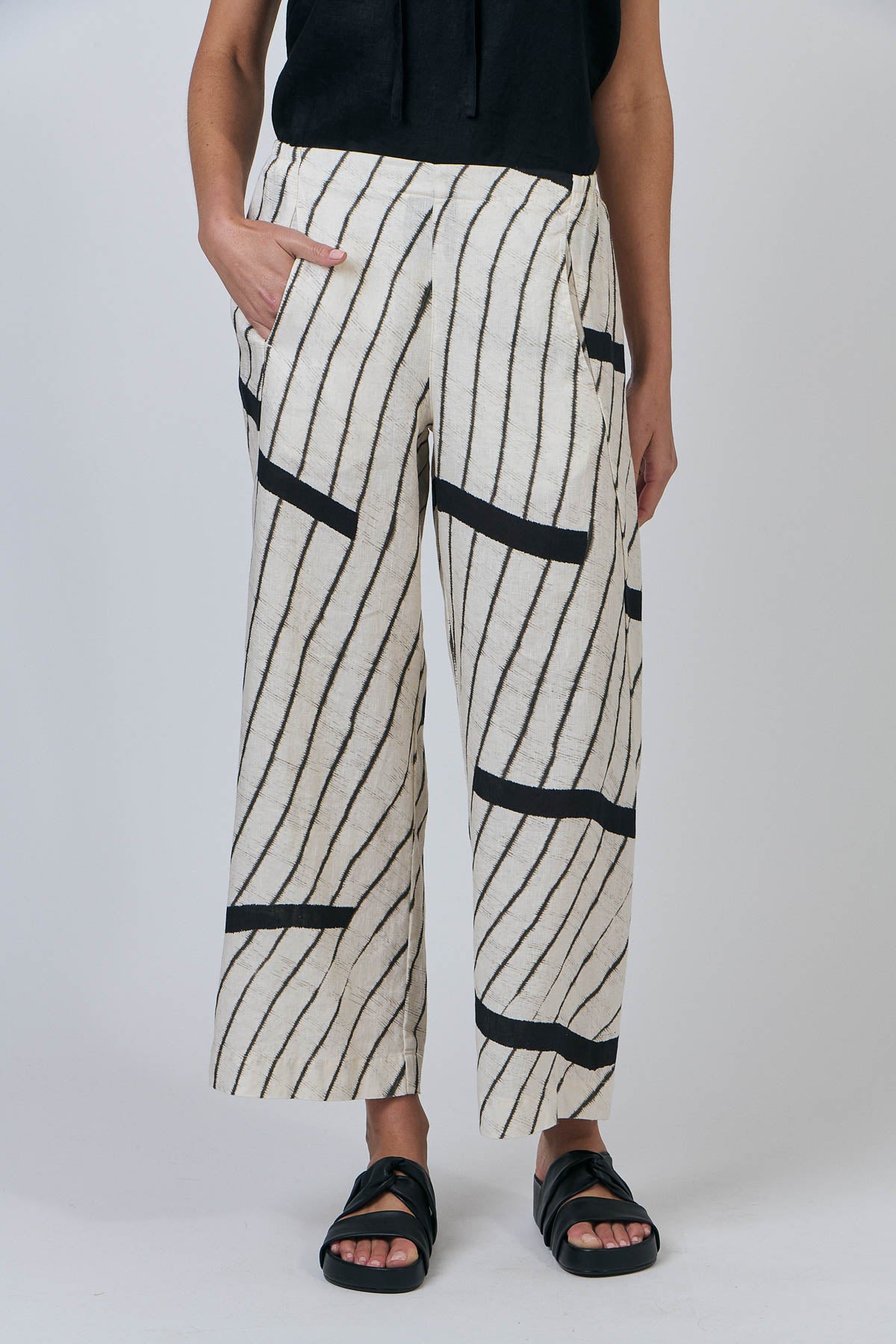 OLIVE ET JULIE Linen Pant ISOBARS