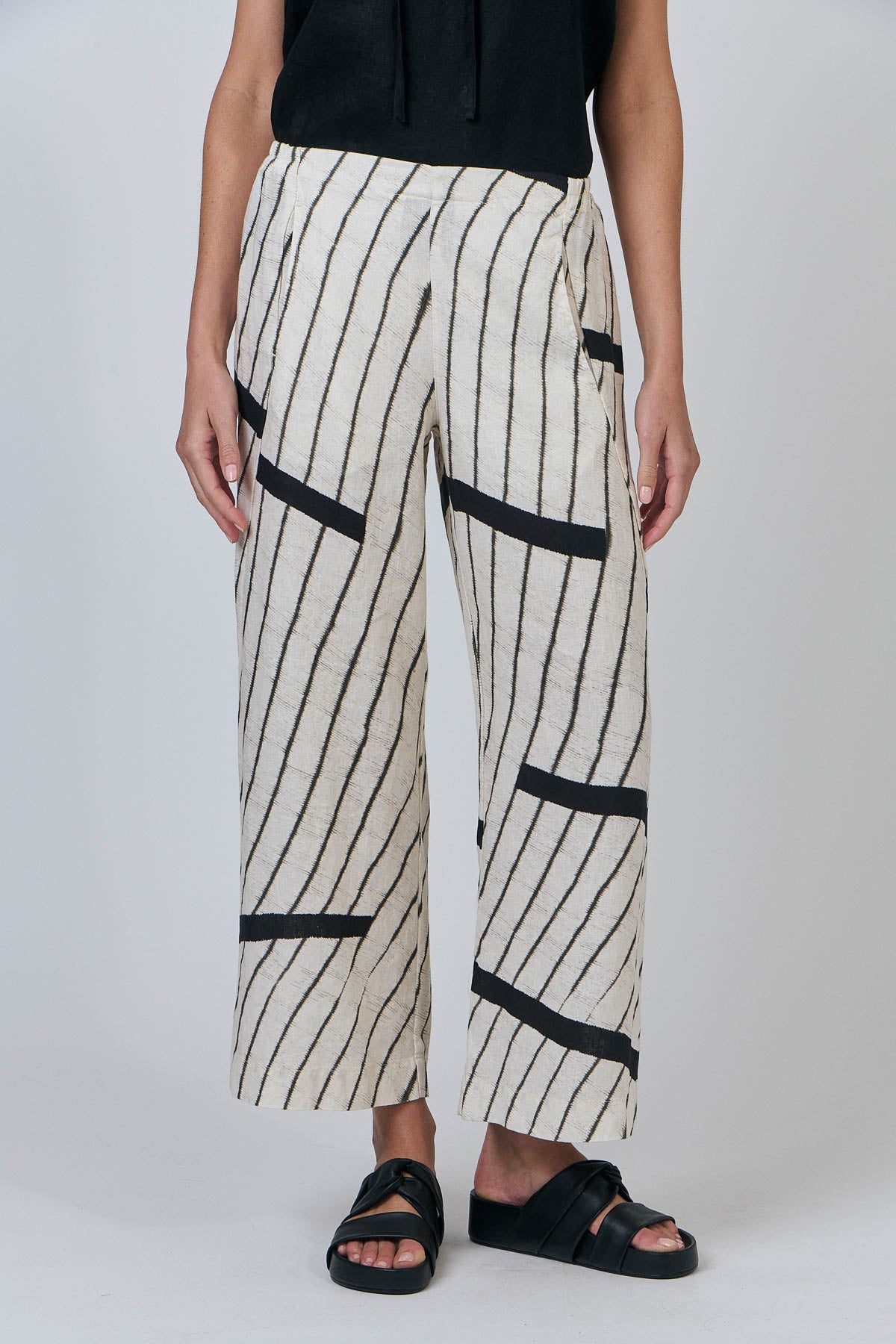 OLIVE ET JULIE Linen Pant ISOBARS