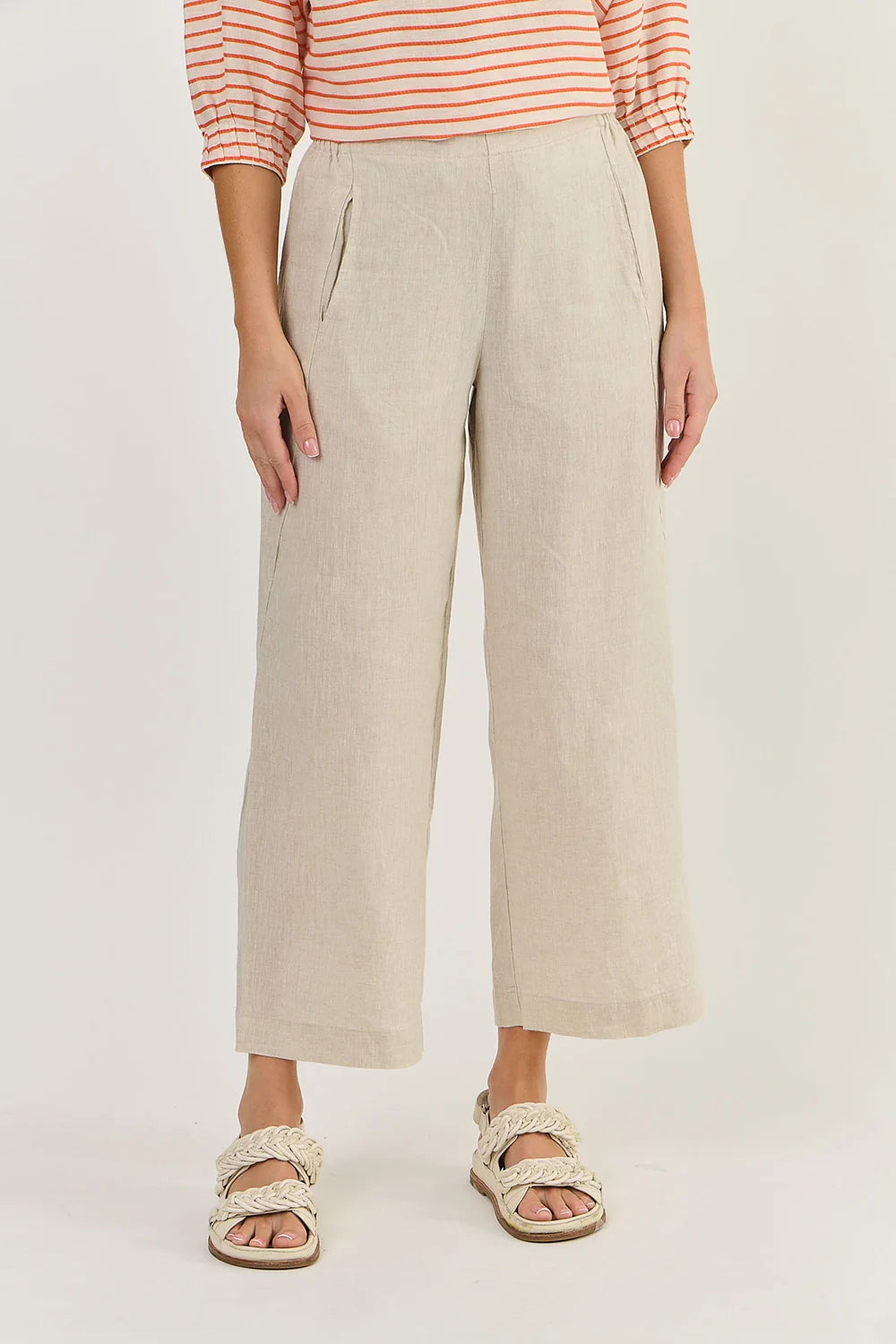 OLIVE ET JULIE Linen Pant SAND