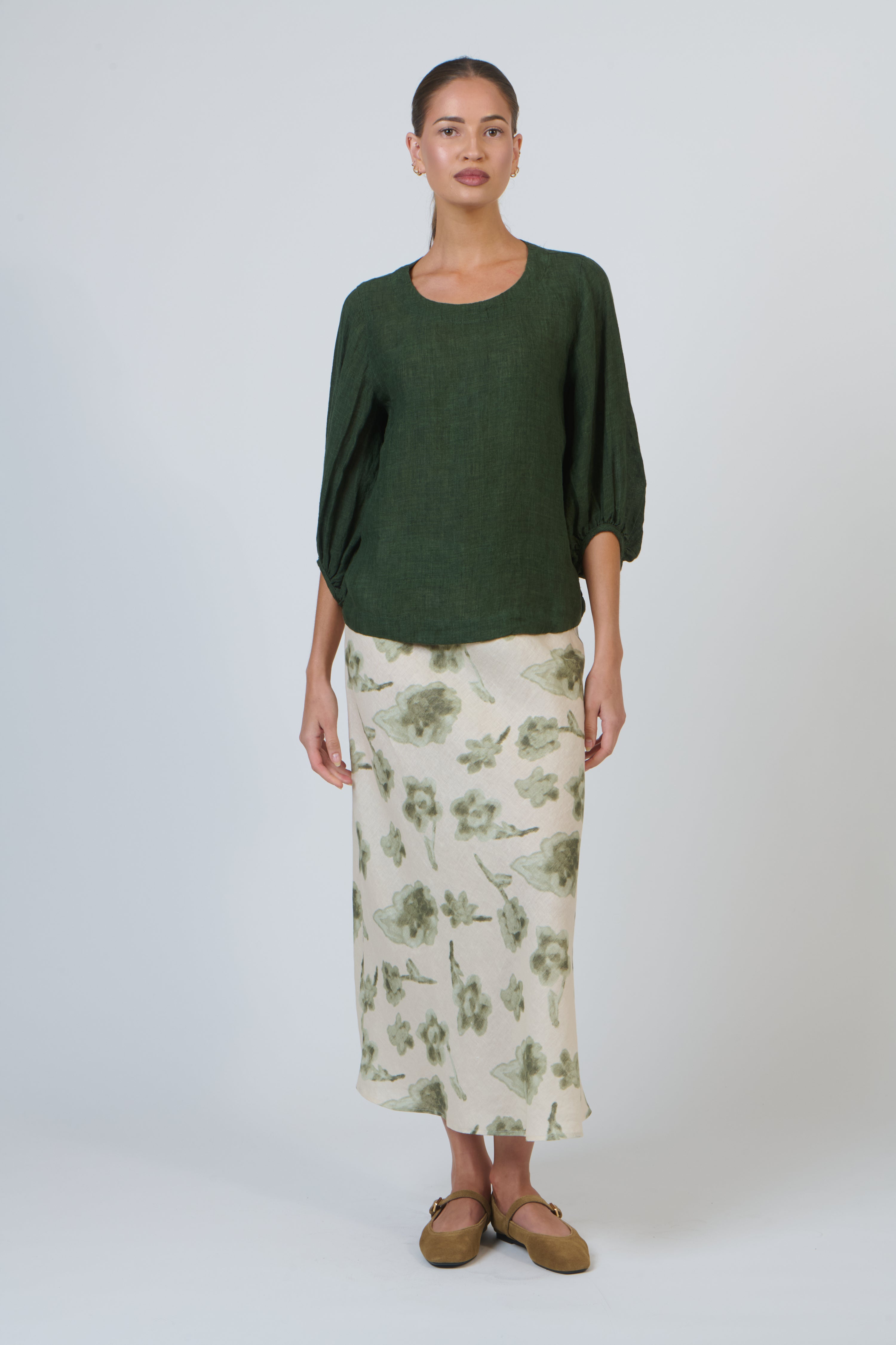 OLIVE ET JULIE 3/4 Sleeve Top MYRTLE