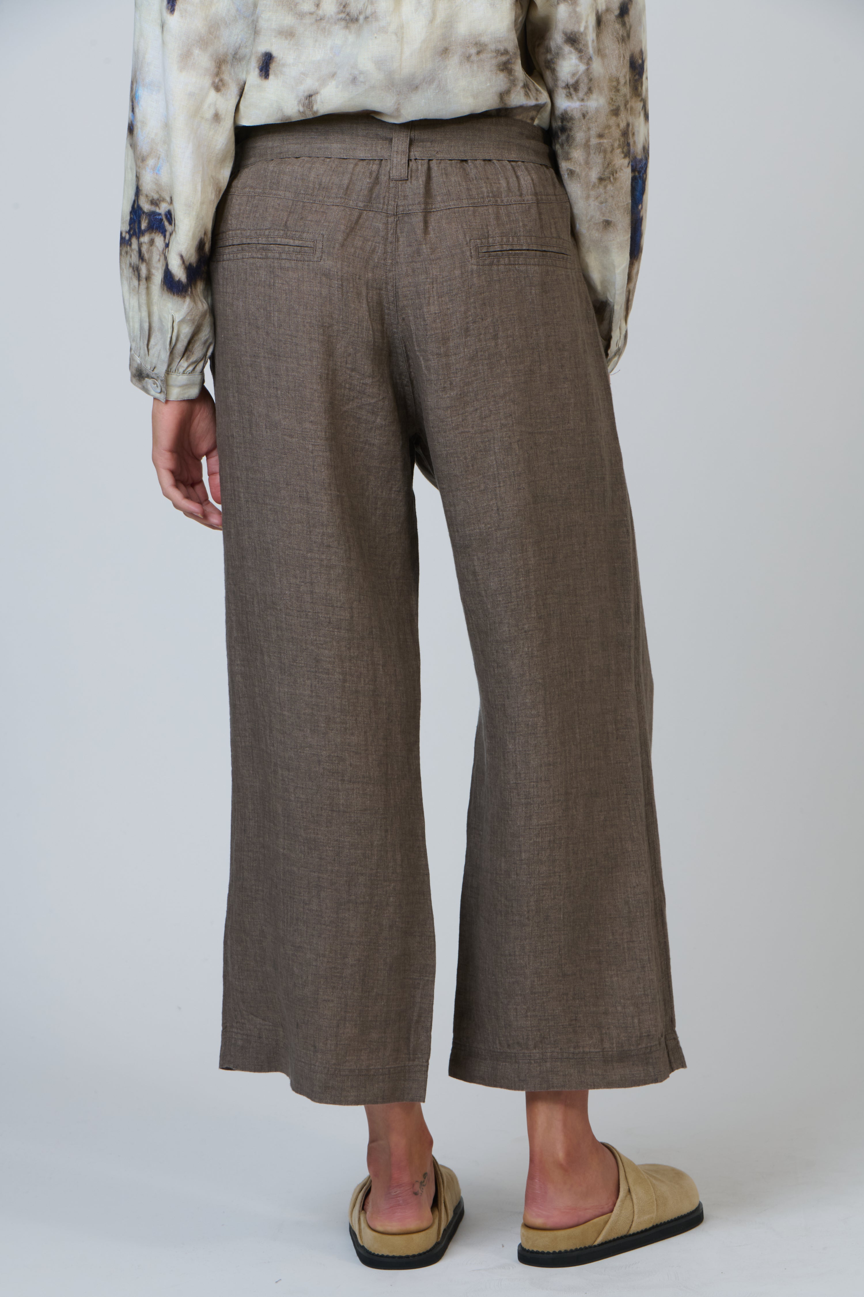 OLIVE ET JULIE Tie Front Pant CIGAR