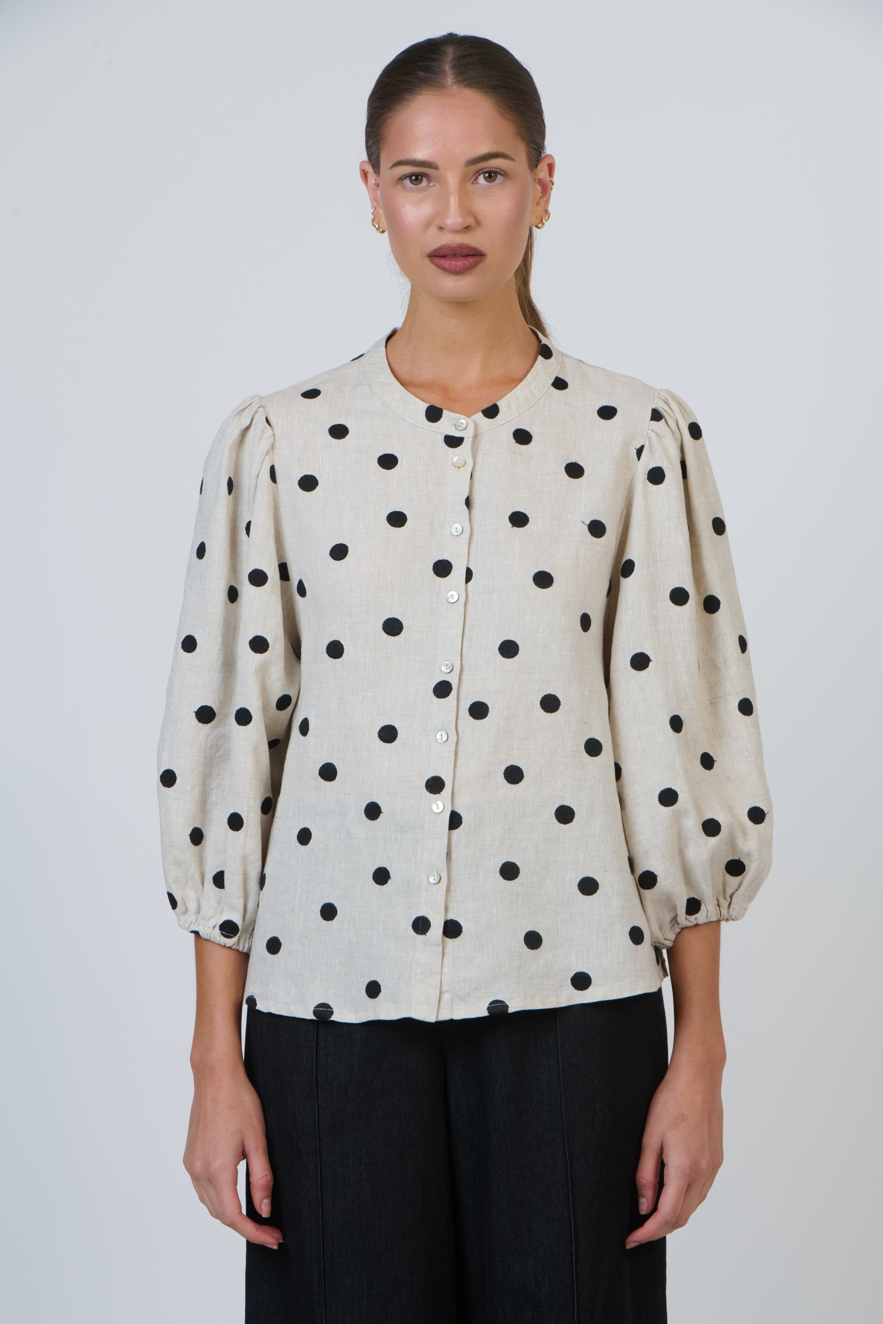 OLIVE ET JULIE Button Front Shirt