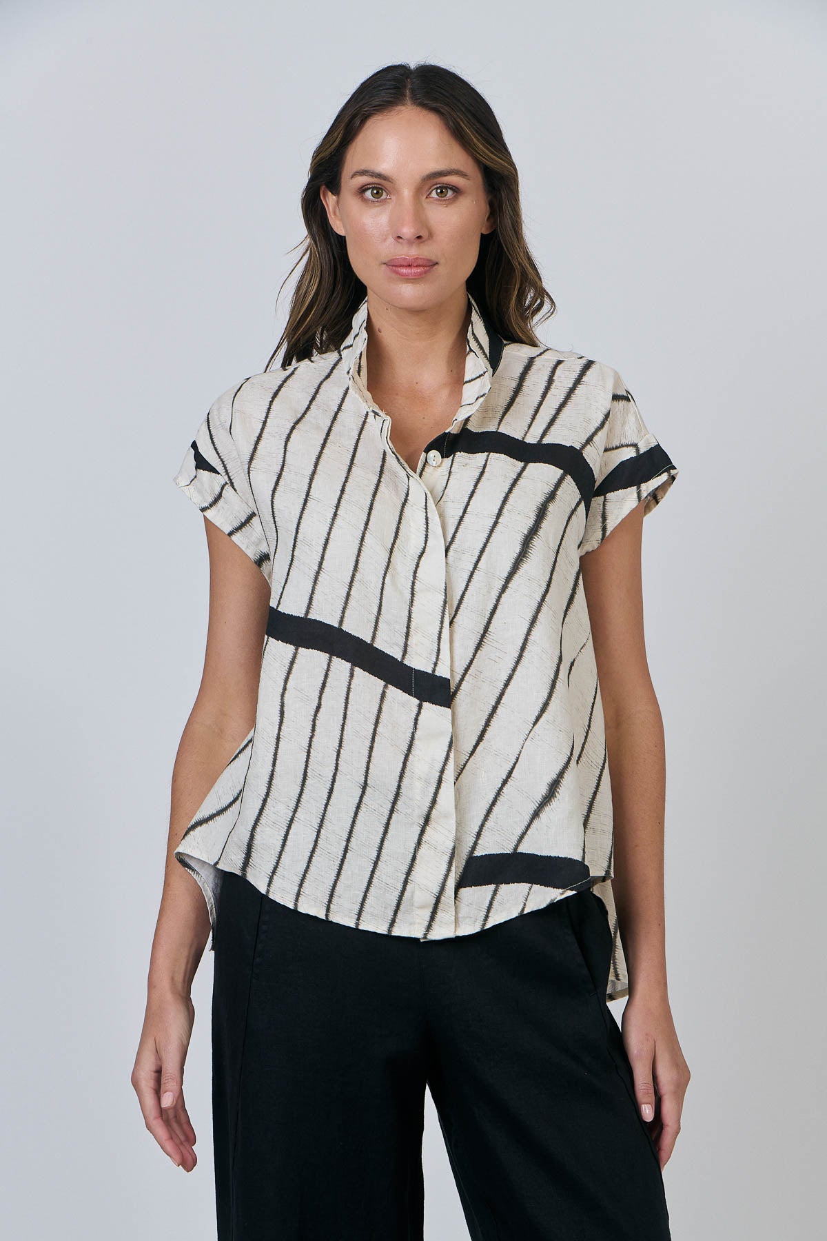 OLIVE ET JULIE Asym Shirt ISOBARS