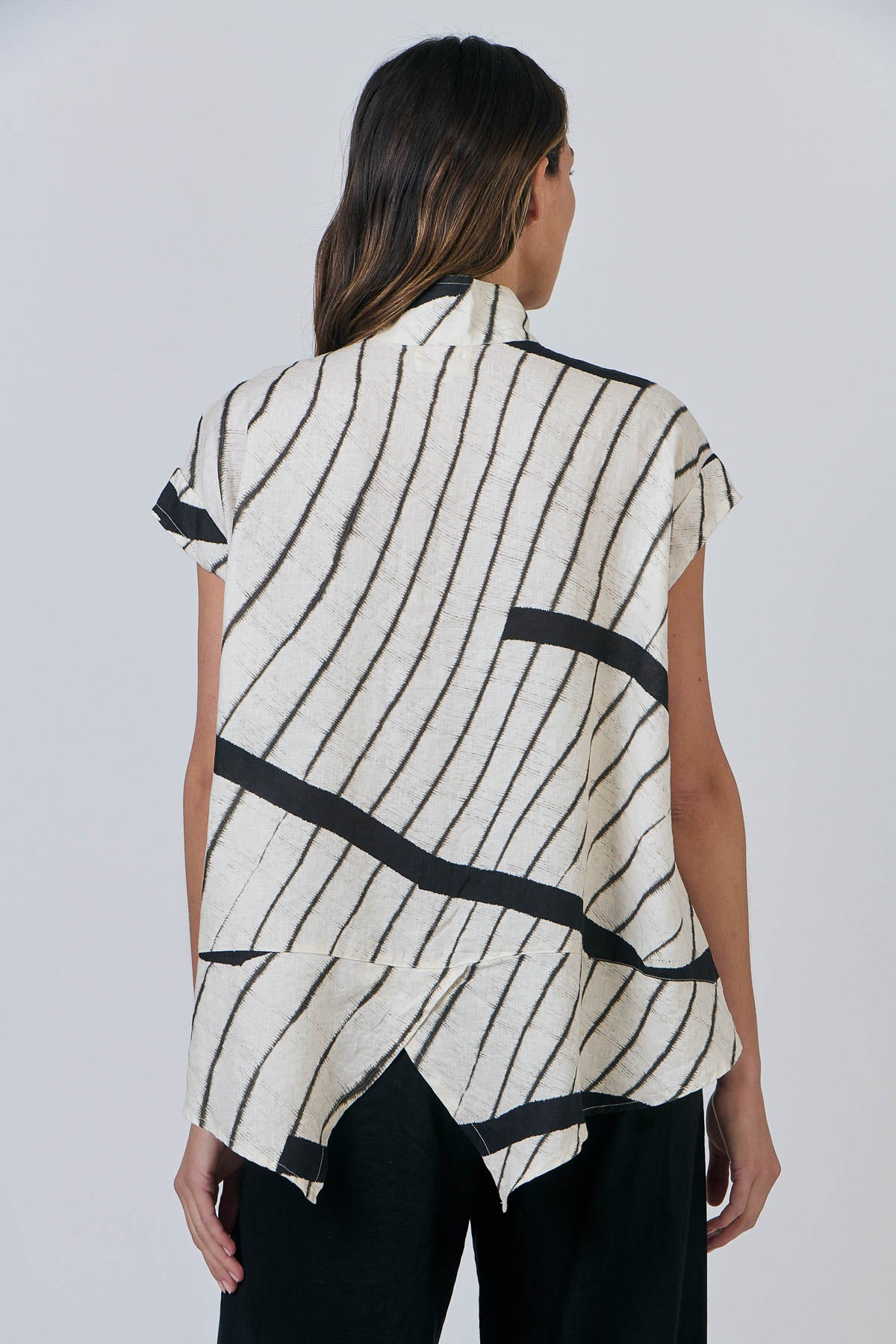 OLIVE ET JULIE Asym Shirt ISOBARS