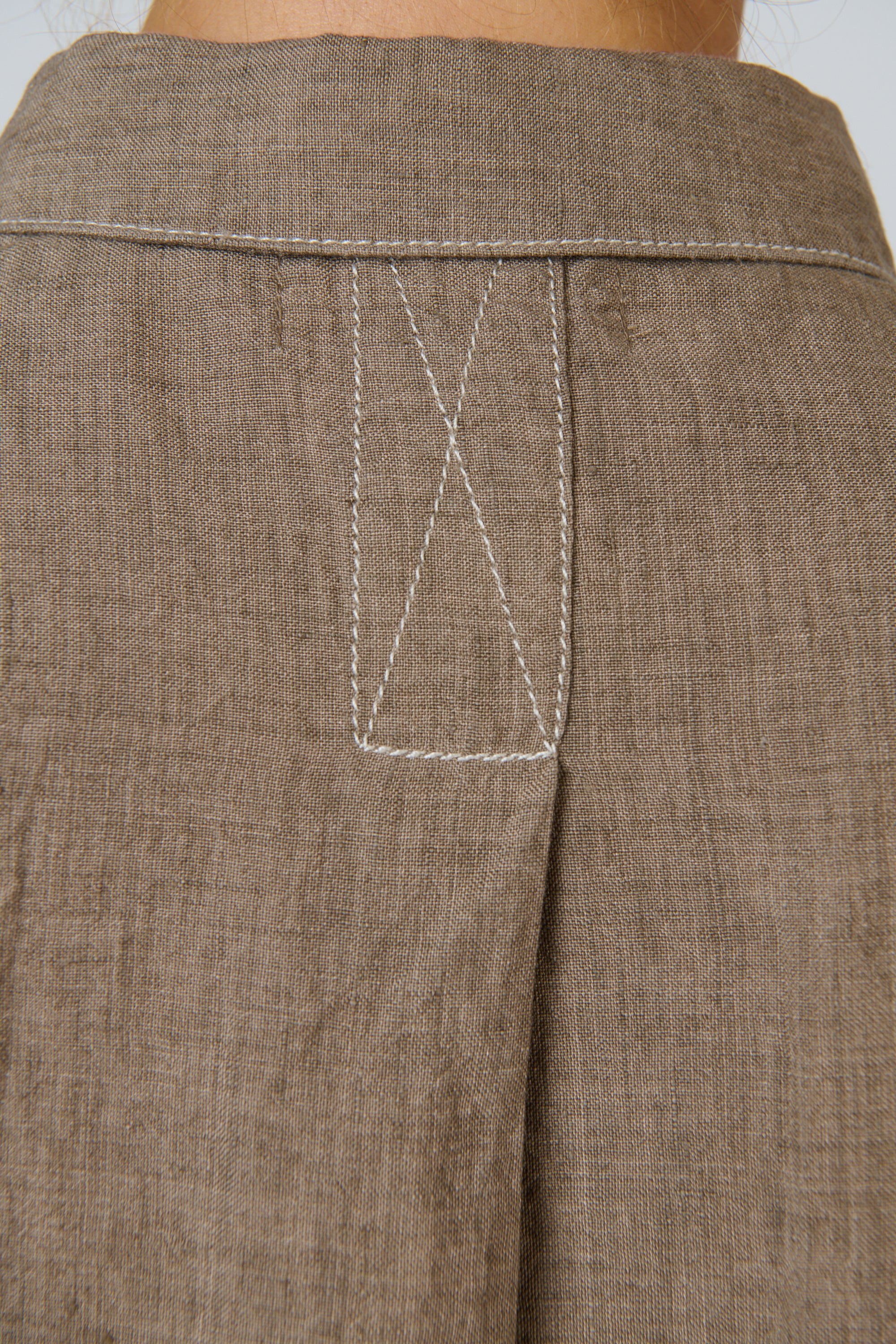 OLIVE ET JULIE Boxy Button Front Shirt AGATE