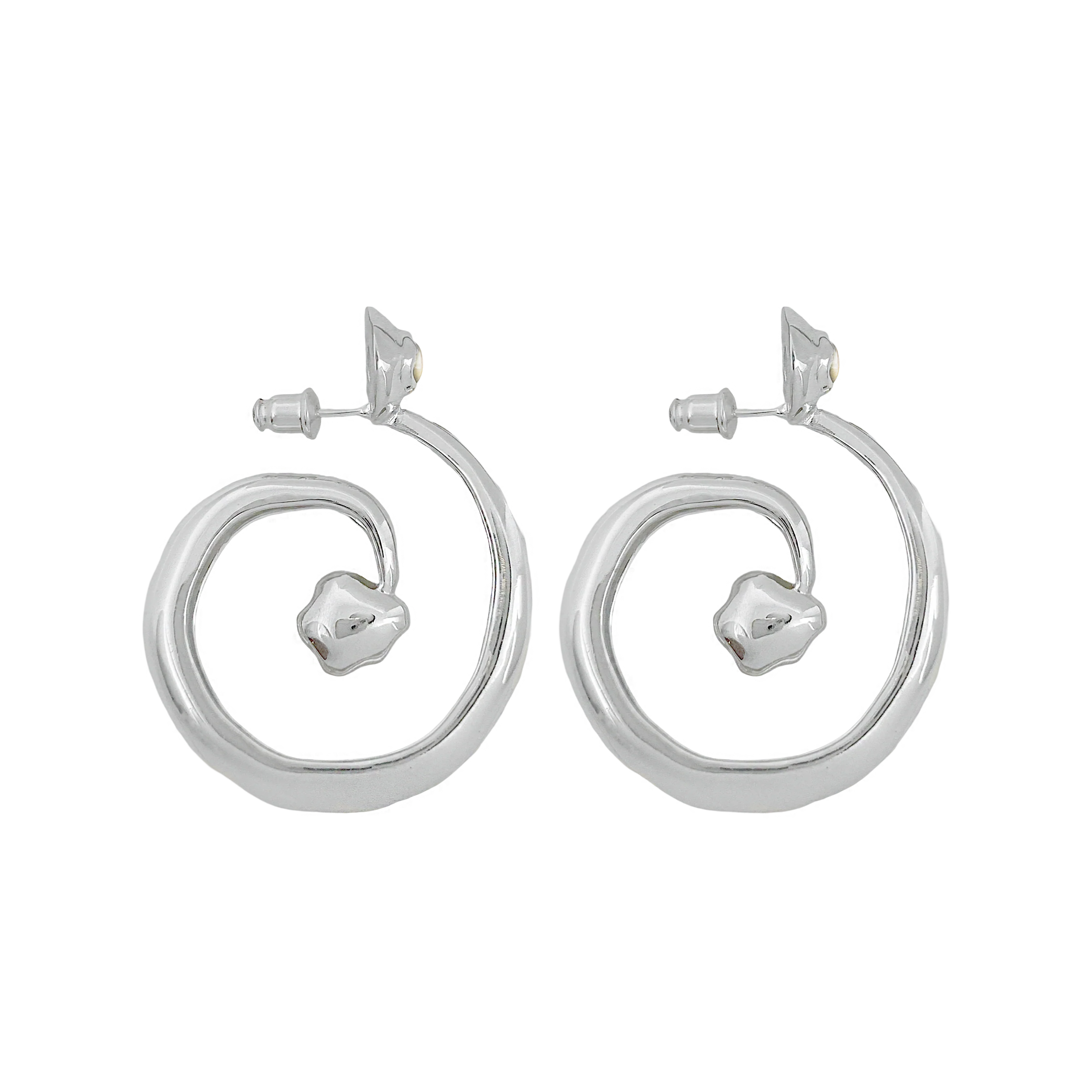 MOUNTAIN & MOON Gaia Earrings SILVER