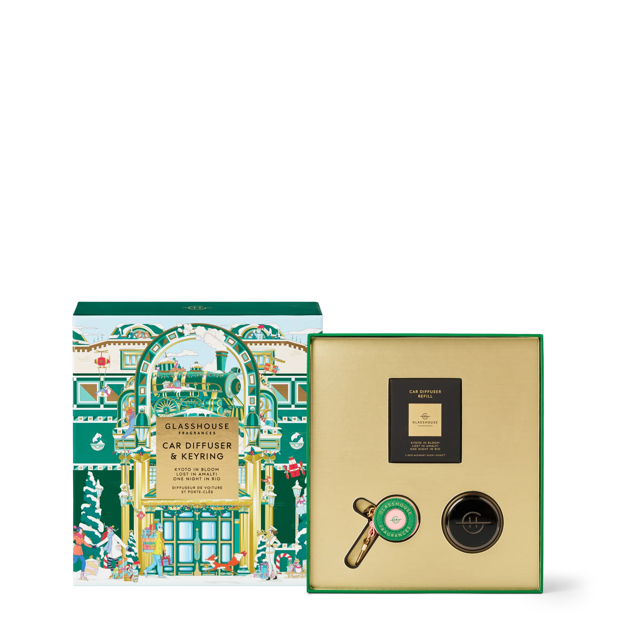 Glasshouse Car Diffuser Gift Set