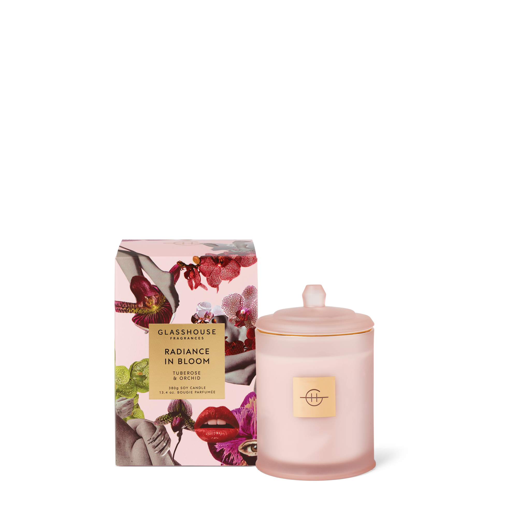 GLASSHOUSE 380g Candle RADIANCE IN BLOOM
