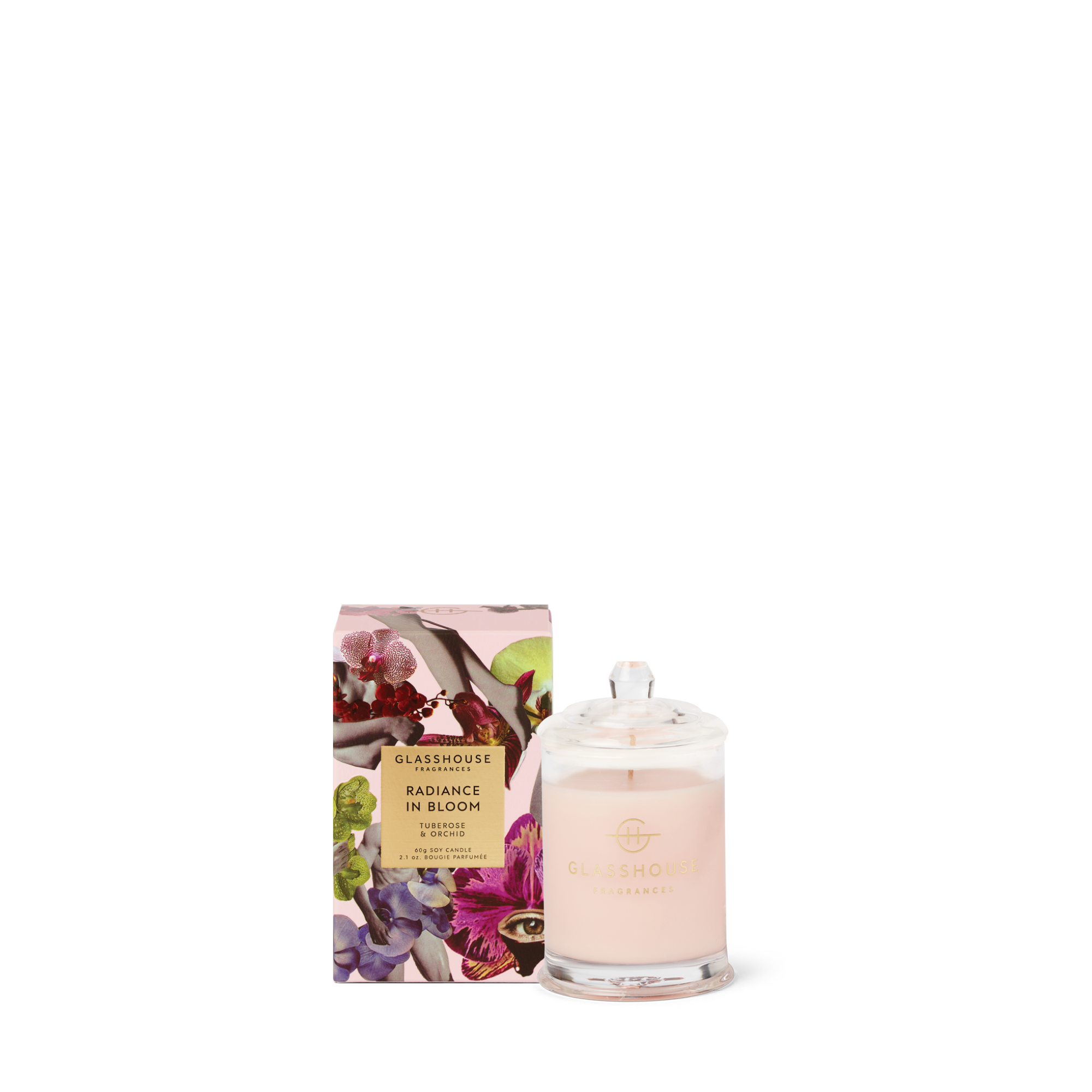 GLASSHOUSE 60g Candle RADIANCE IN BLOOM
