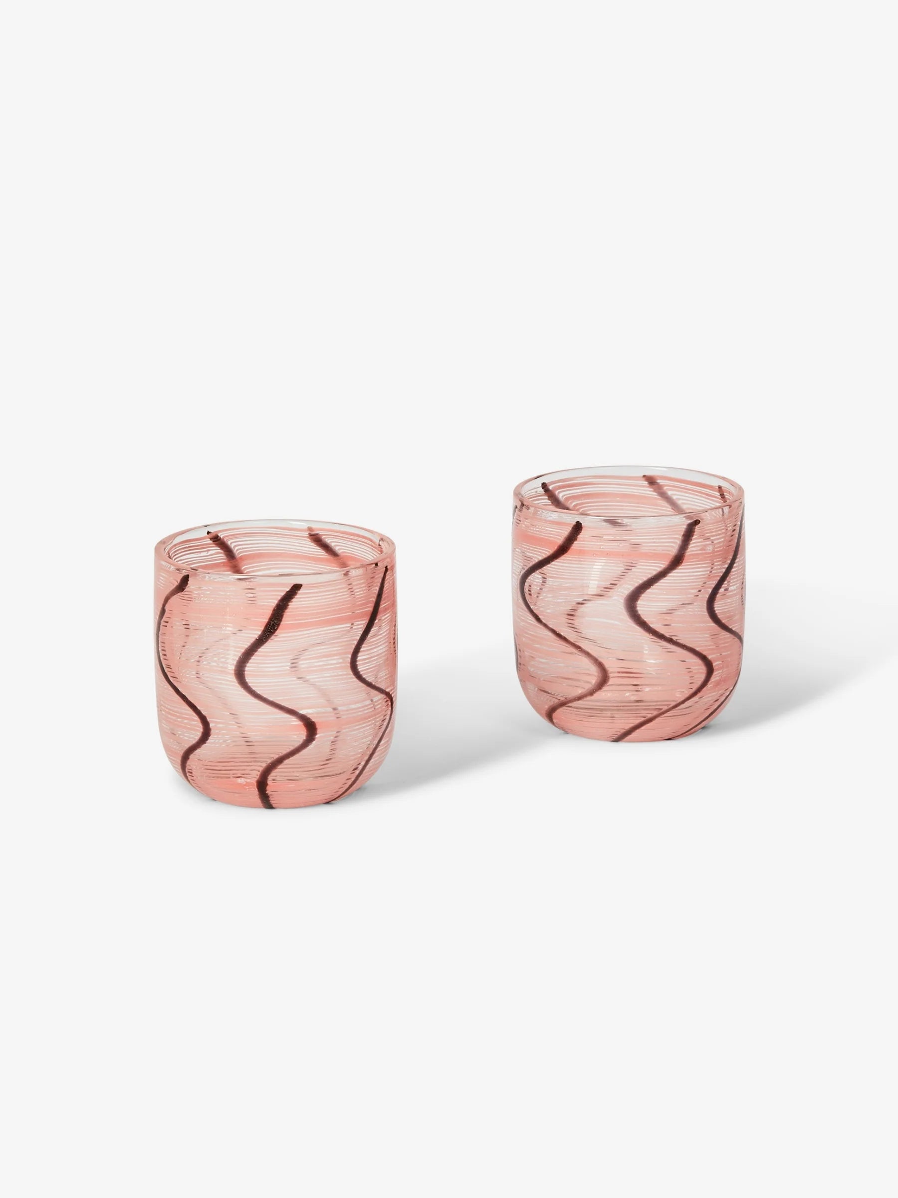 Bonnie and Neil Swirl Tumblers PINK
