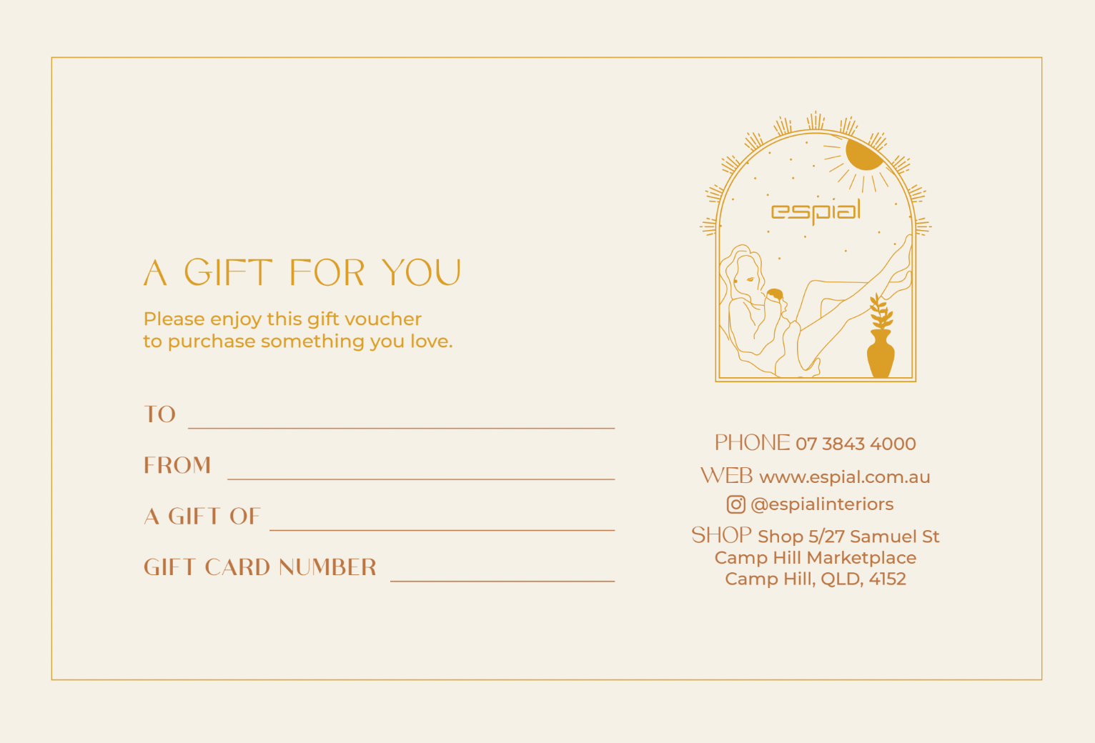Espial Gift Card