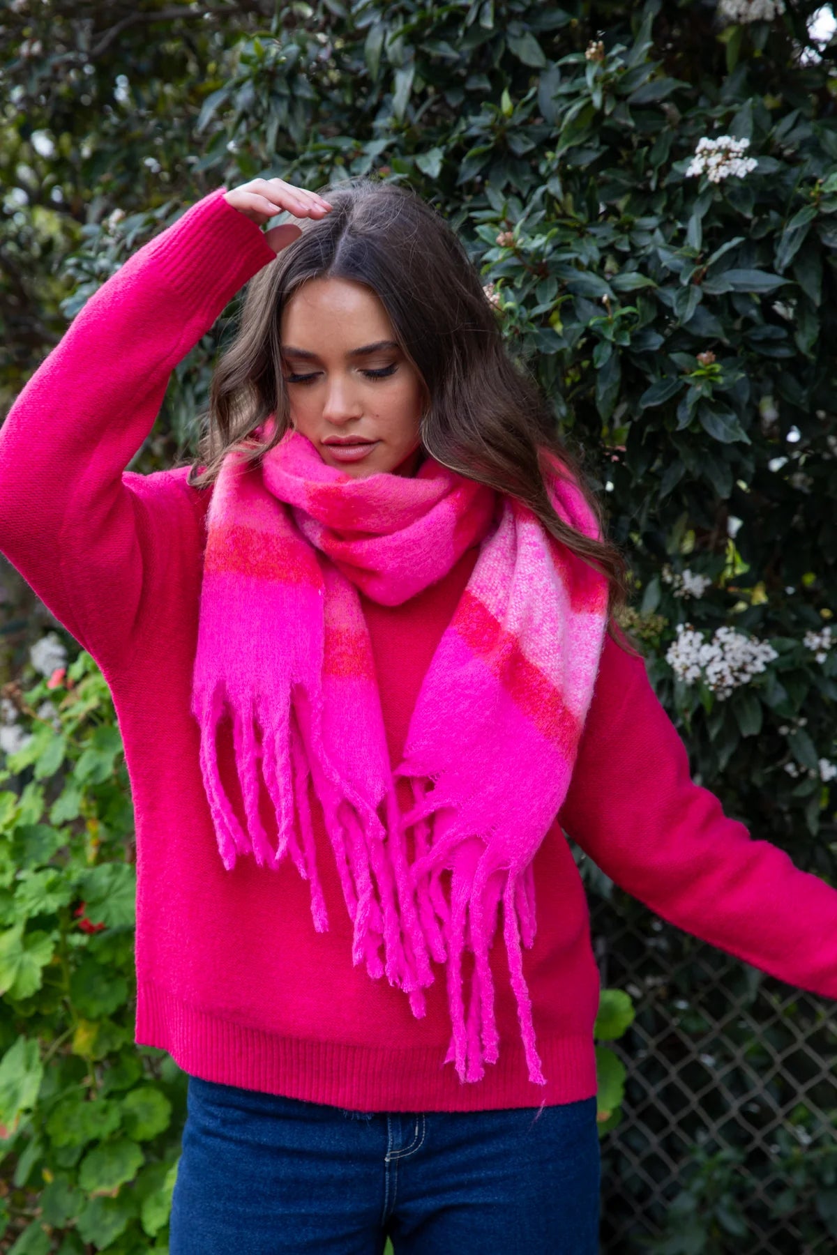 HOLIDAY Sara Scarf PINK