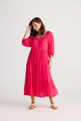 HOLIDAY Grenadine Dress RASPBERRY