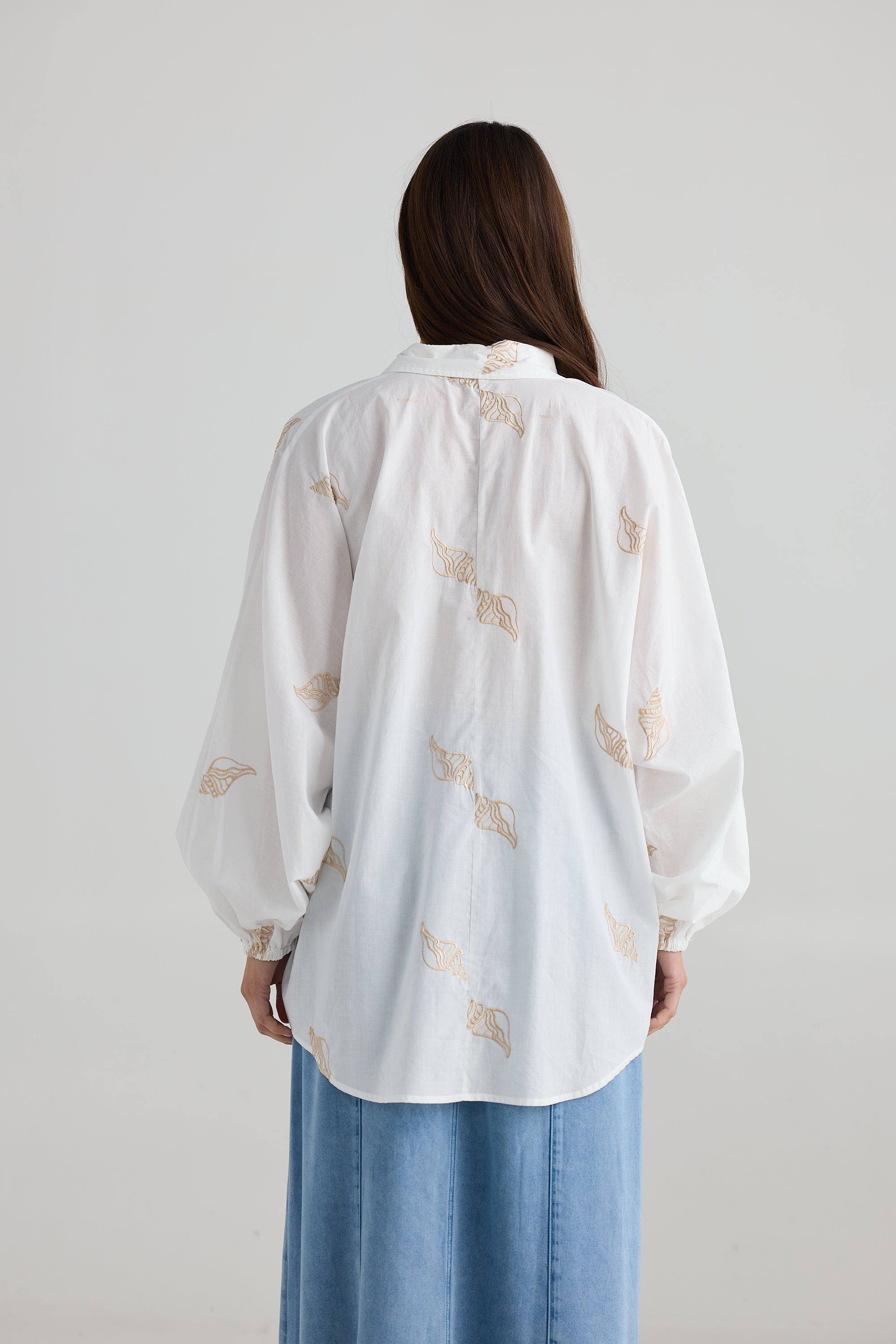 HOLIDAY Cliffside Shirt WHITE SHELL