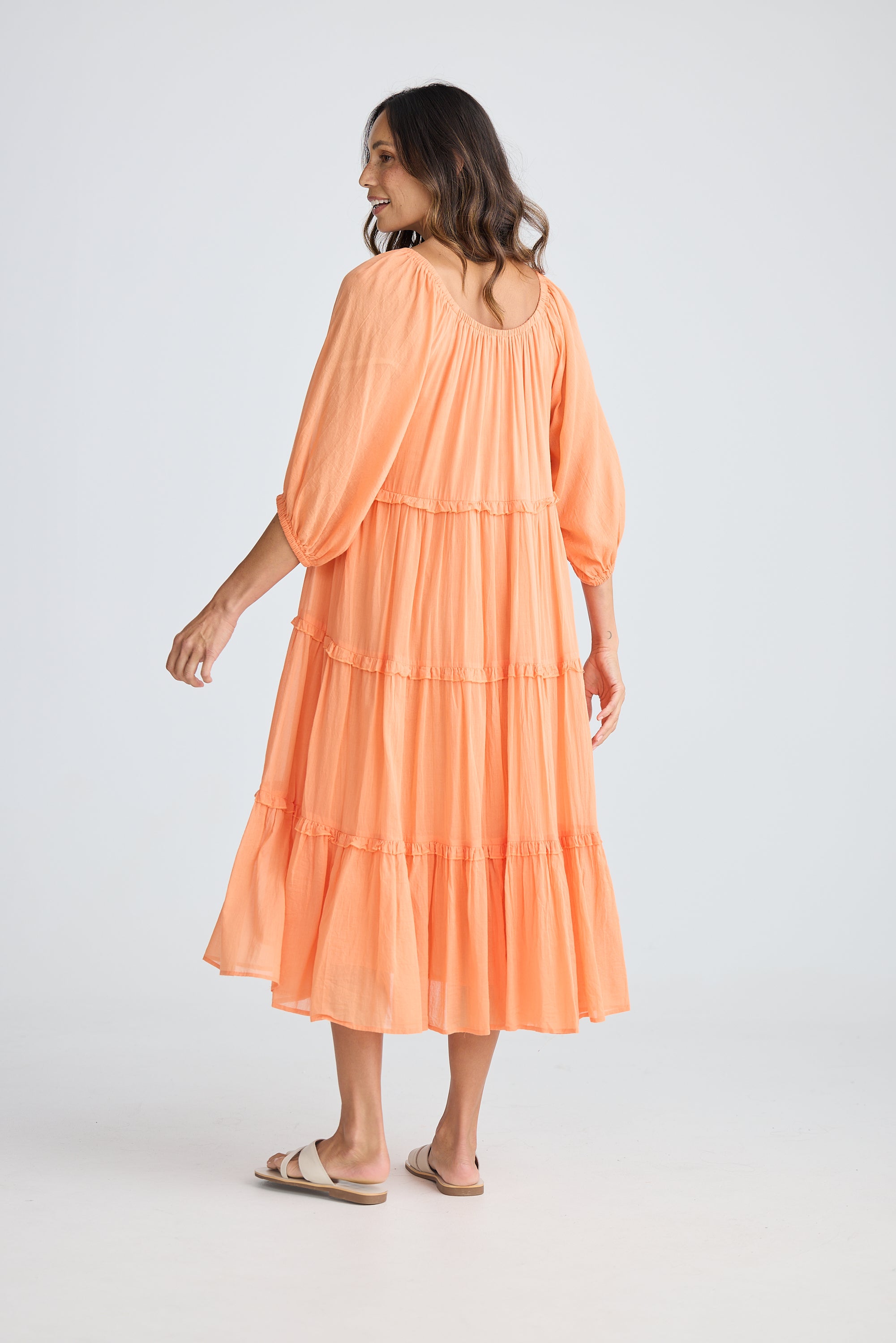 HOLIDAY Grenadine Dress CORAL
