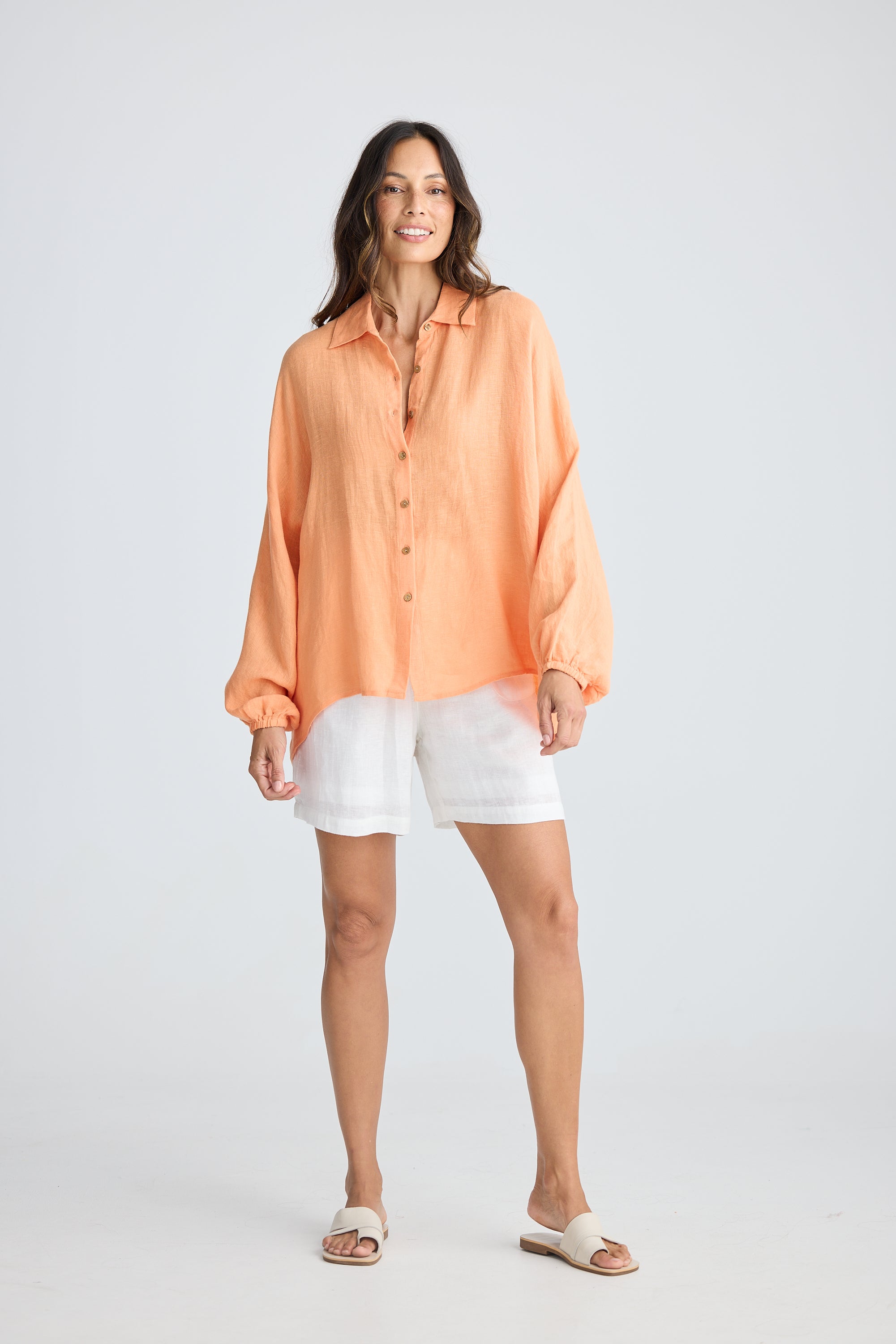 HOLIDAY Cliffside Shirt Coral