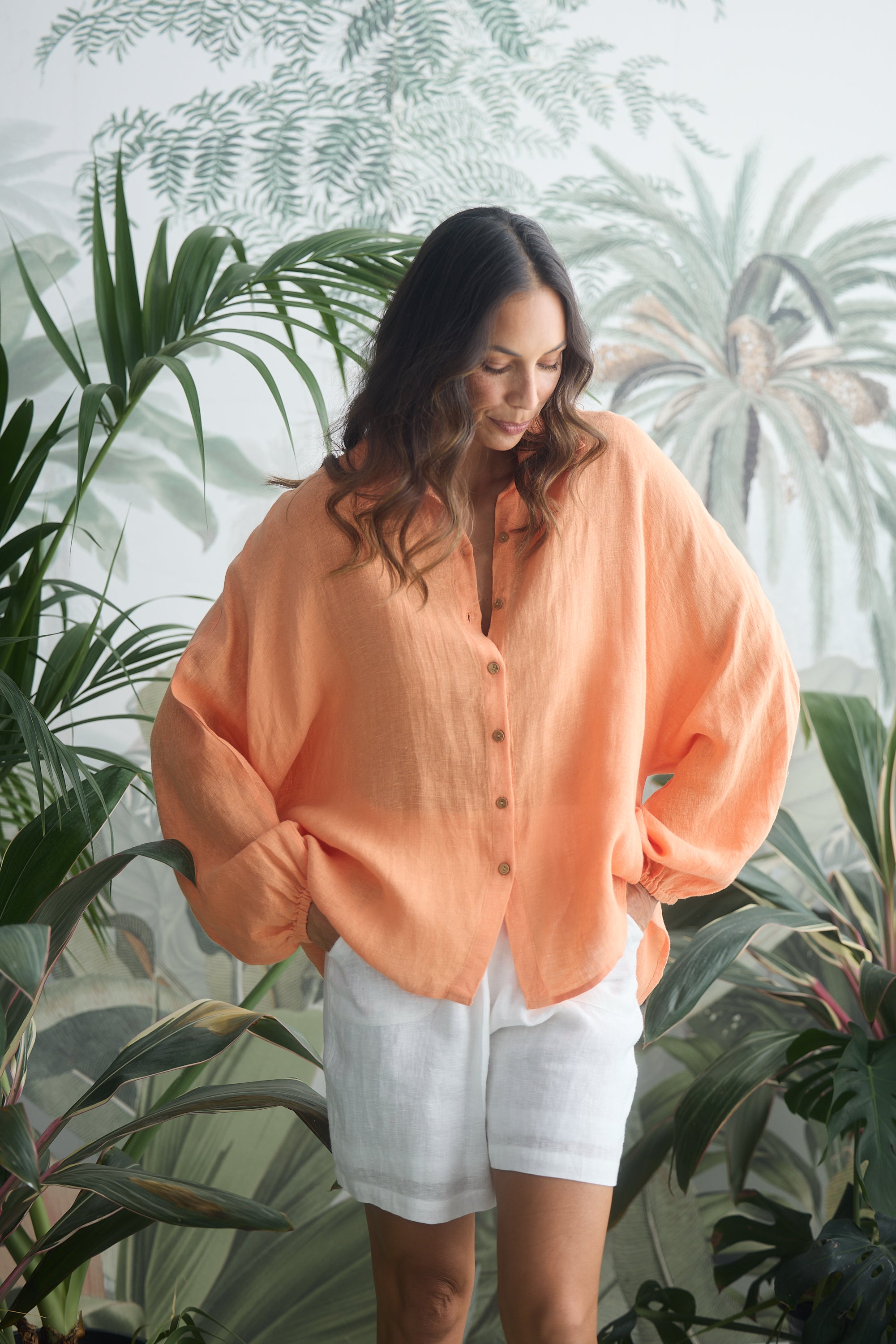 HOLIDAY Cliffside Shirt Coral