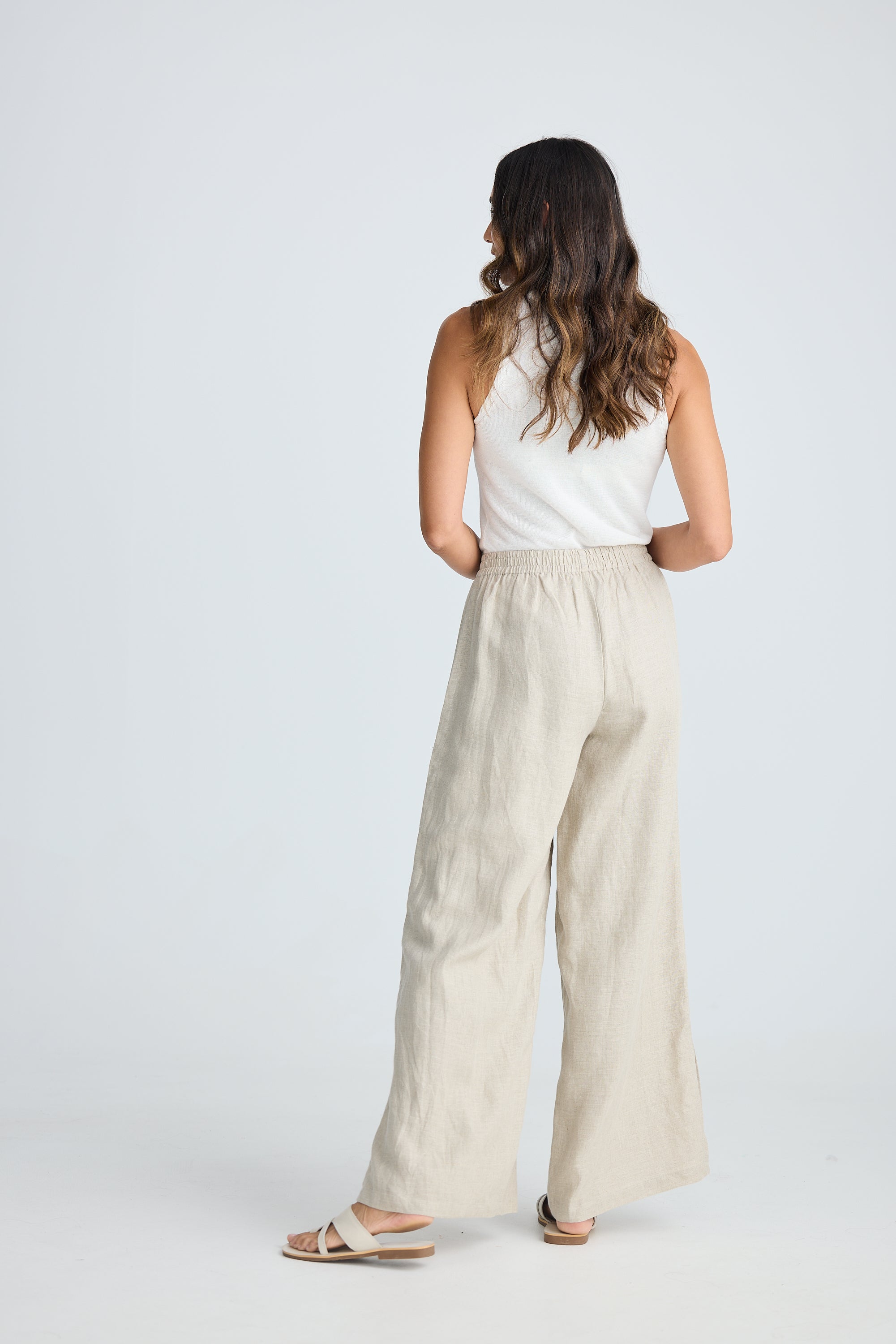 HOLIDAY Fly Away Pant Natural Linen