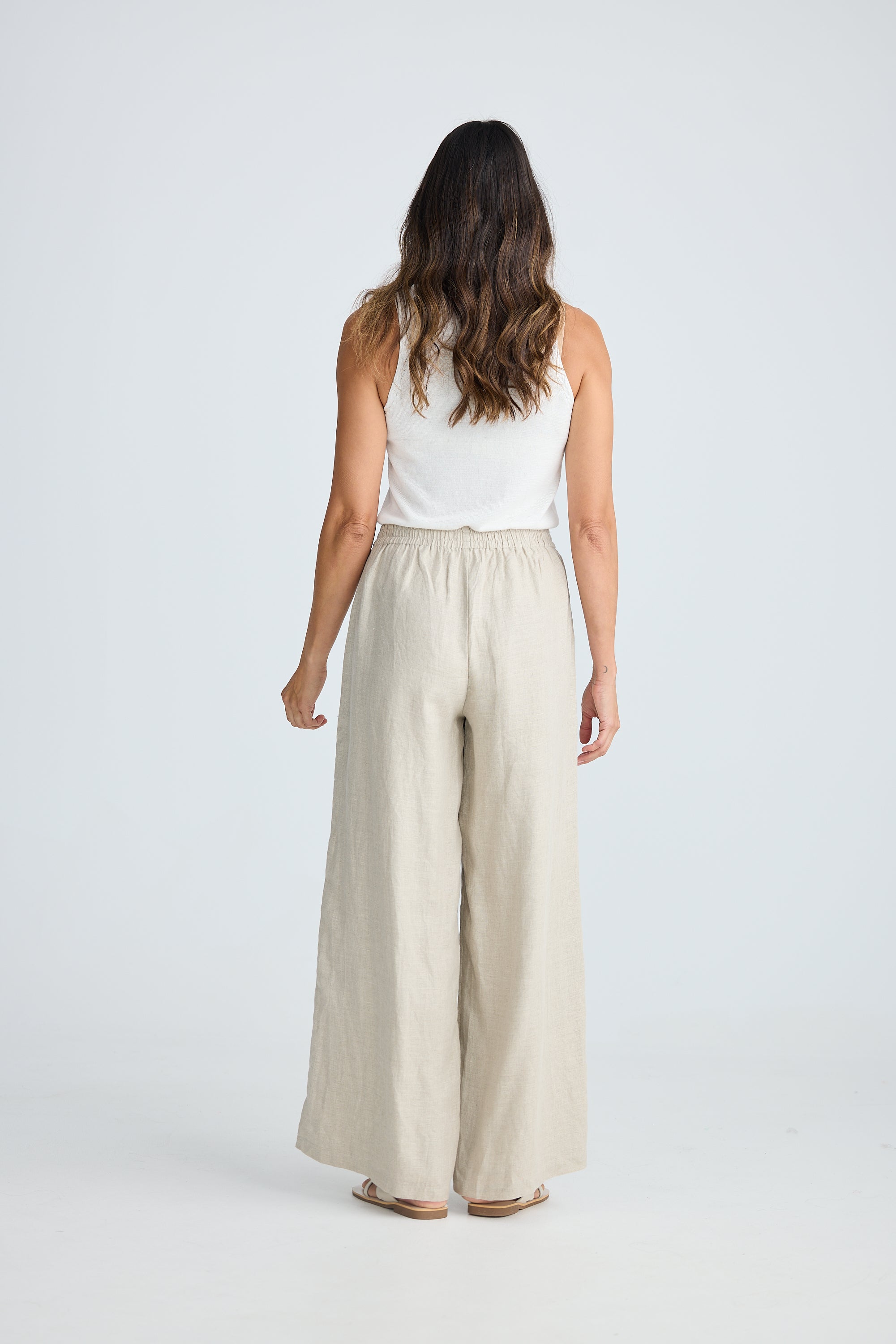 HOLIDAY Fly Away Pant Natural Linen