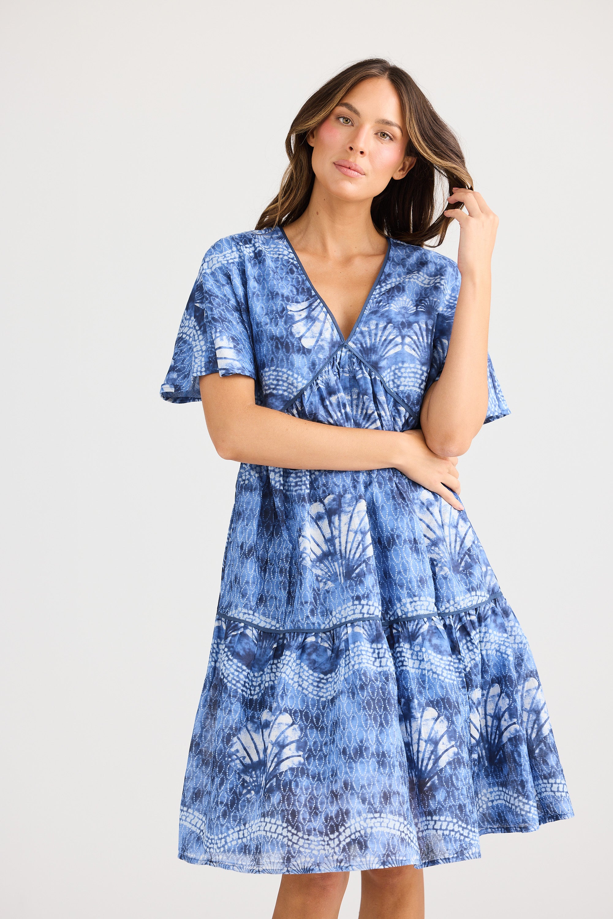 HOLIDAY Lola Dress OCEAN CLAM