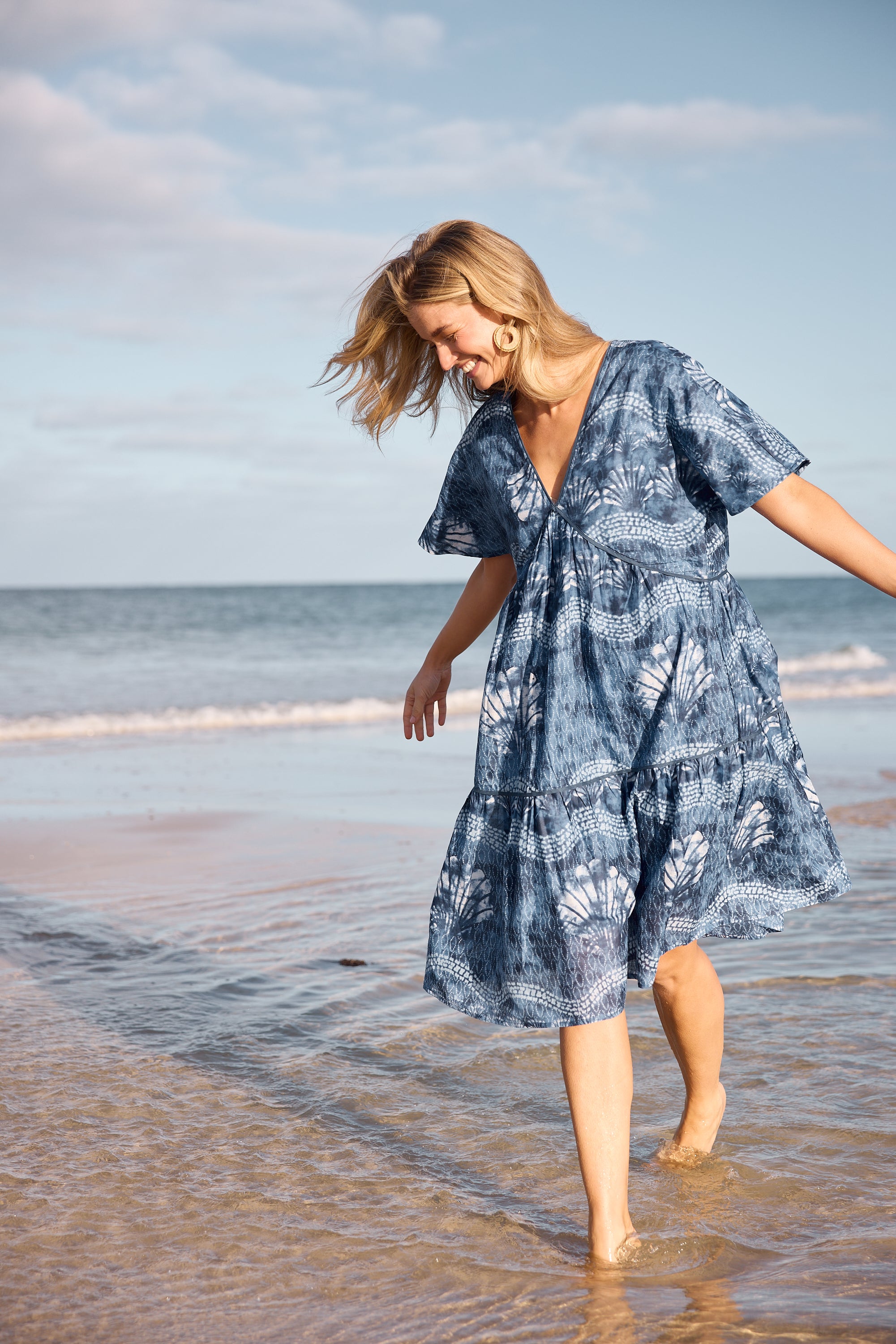HOLIDAY Lola Dress OCEAN CLAM