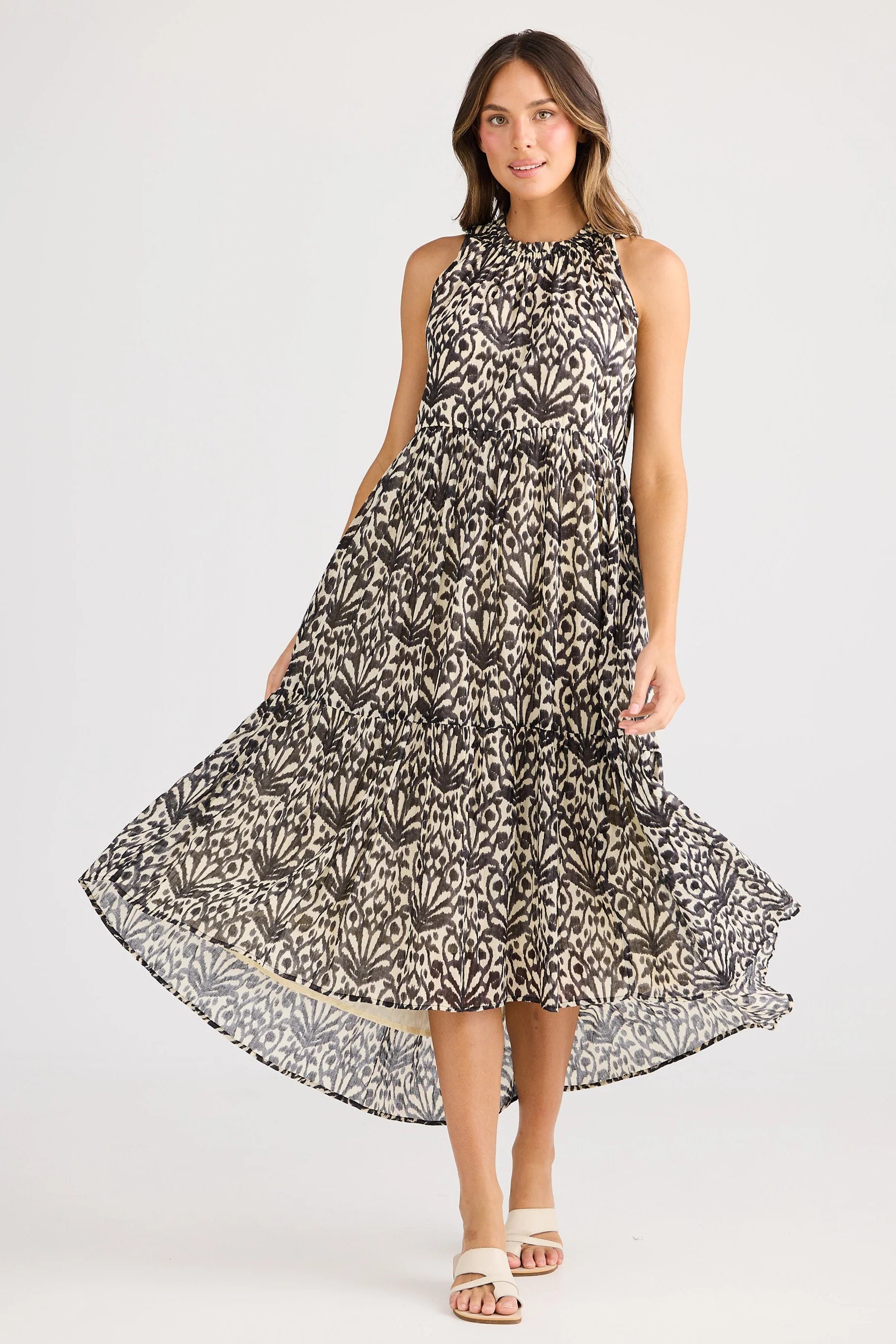 HOLIDAY Margot Dress SPRING FAN