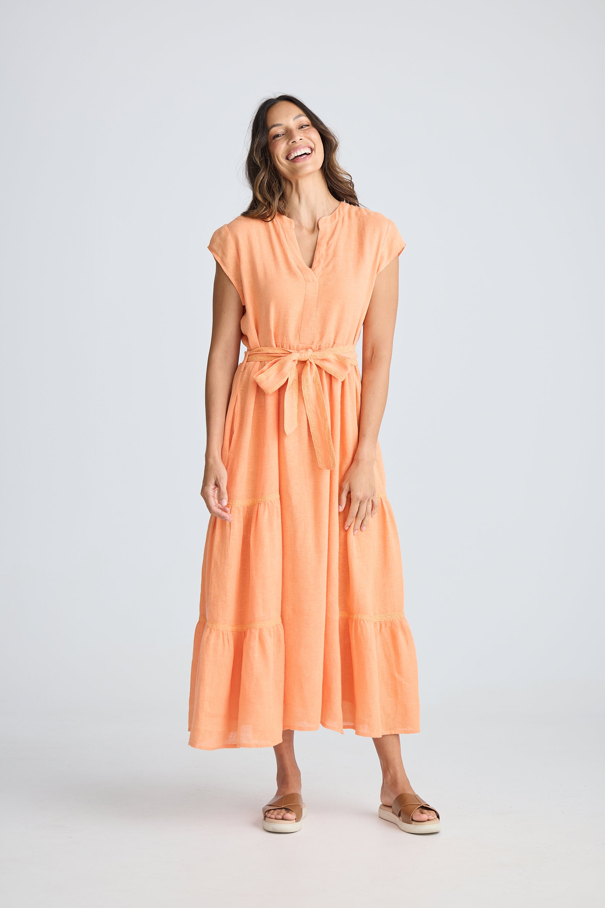 HOLIDAY Avery Dress CORAL