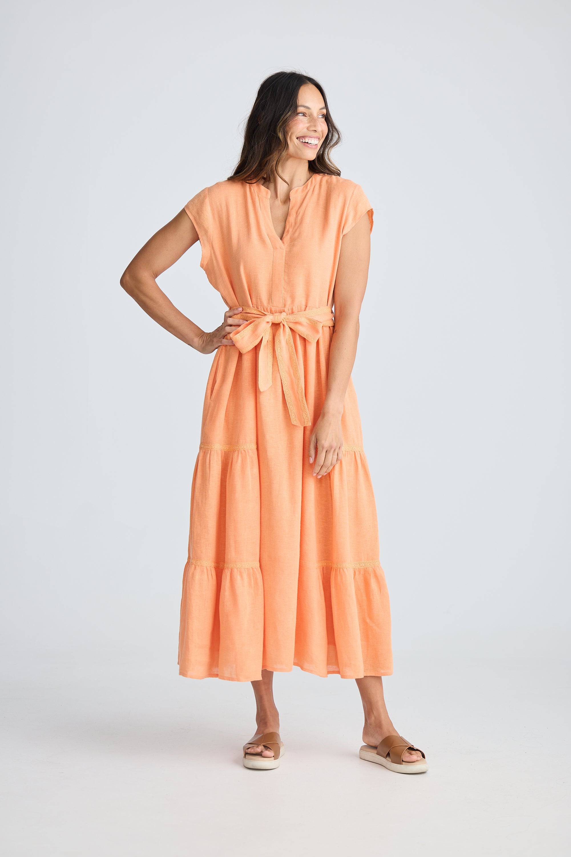HOLIDAY Avery Dress CORAL