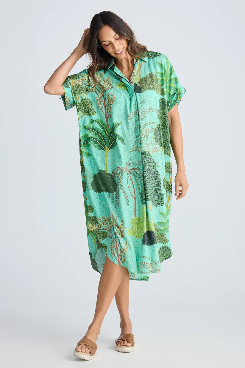 HOLIDAY Canal Overshirt RAINFOREST PRINT