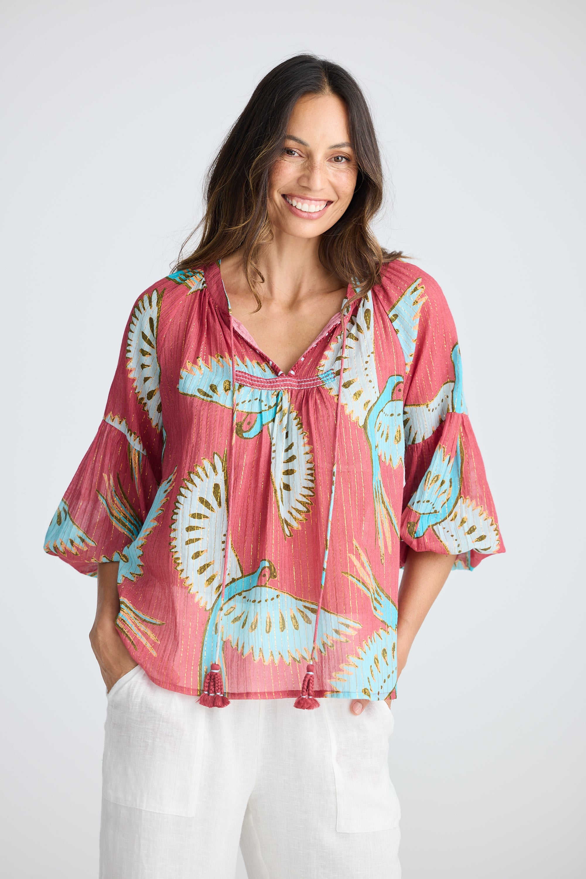 HOLIDAY Lorrini Top RED MACAW