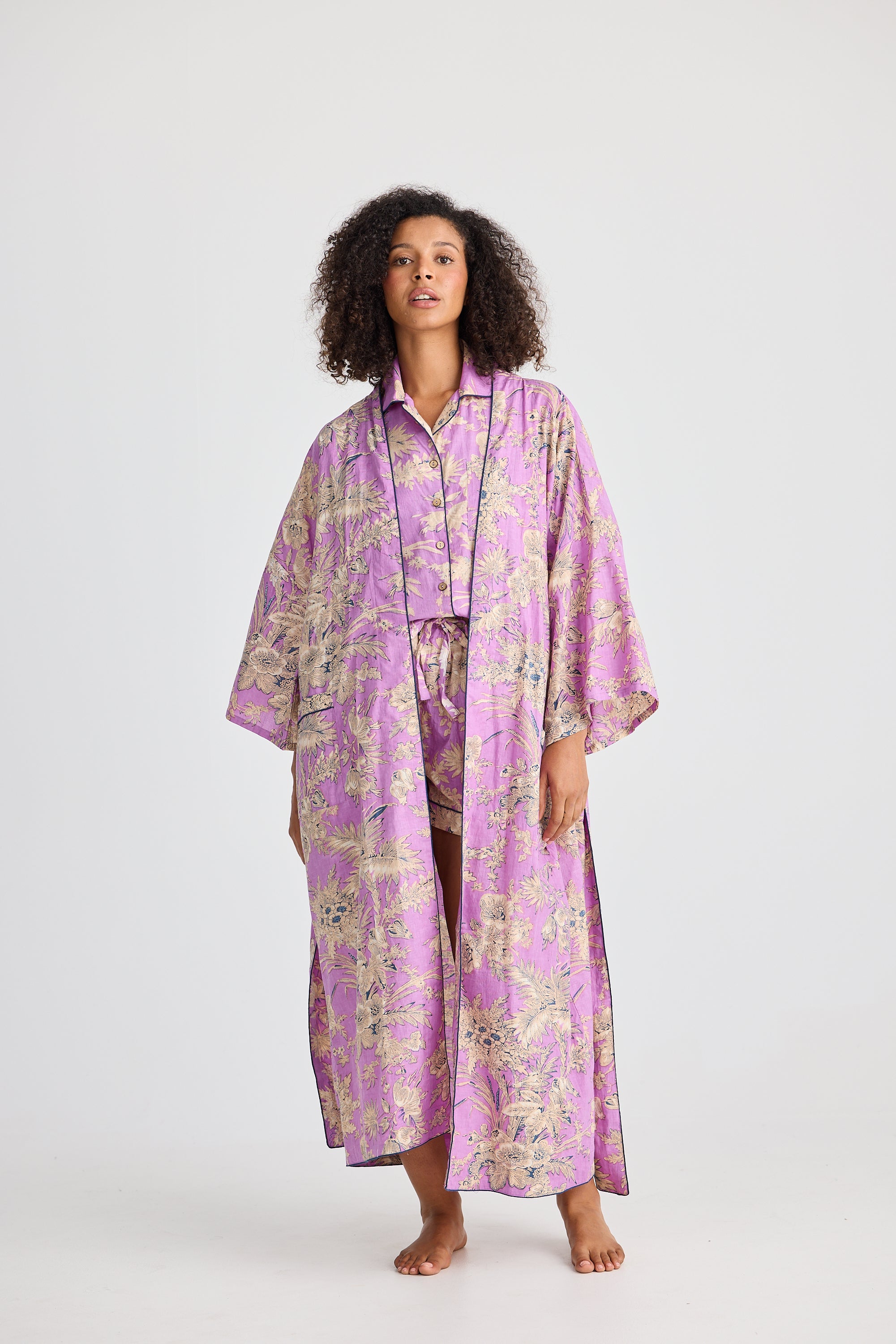 HOLIDAY Namaste Robe PURPLE HAVELI