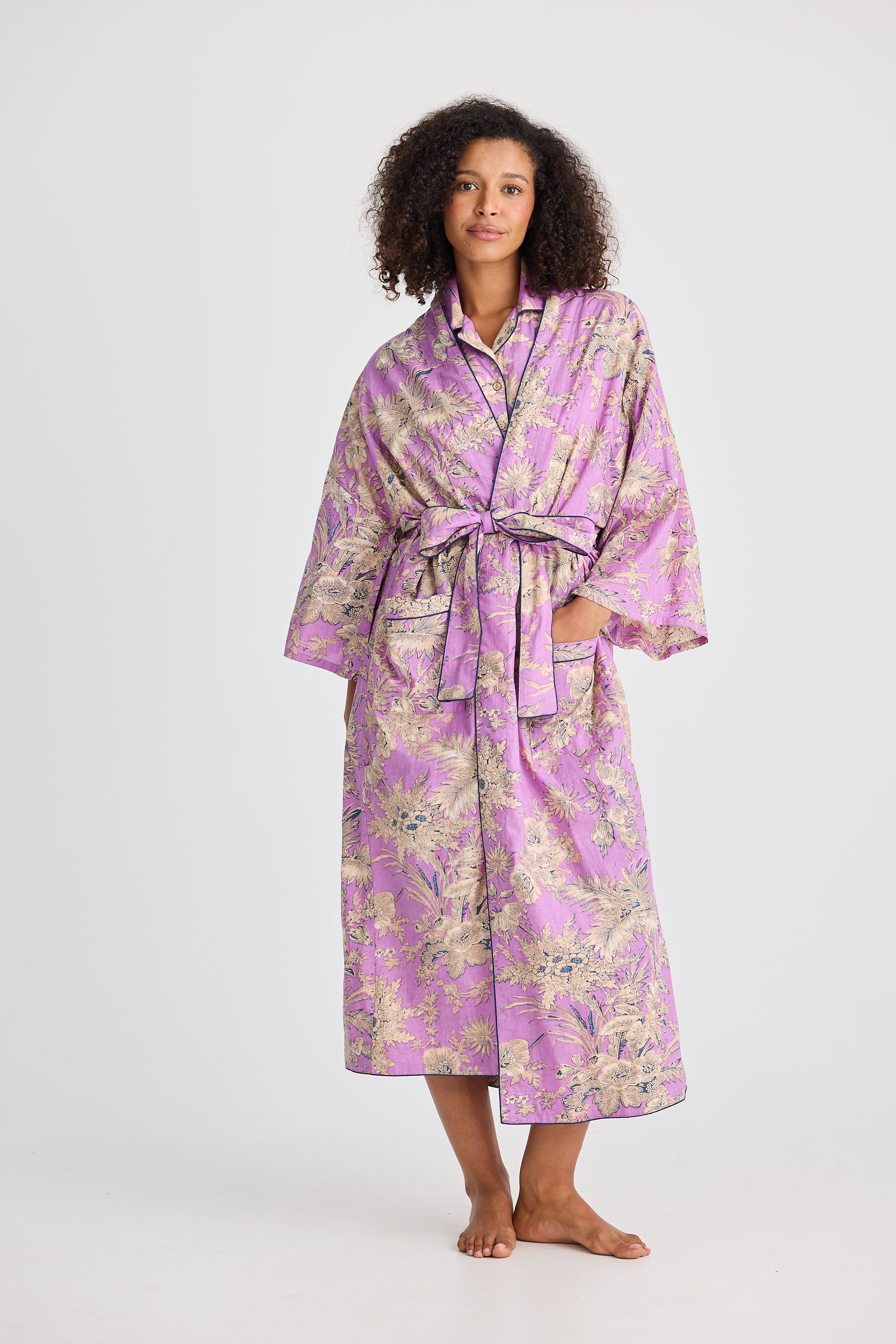 HOLIDAY Namaste Robe PURPLE HAVELI