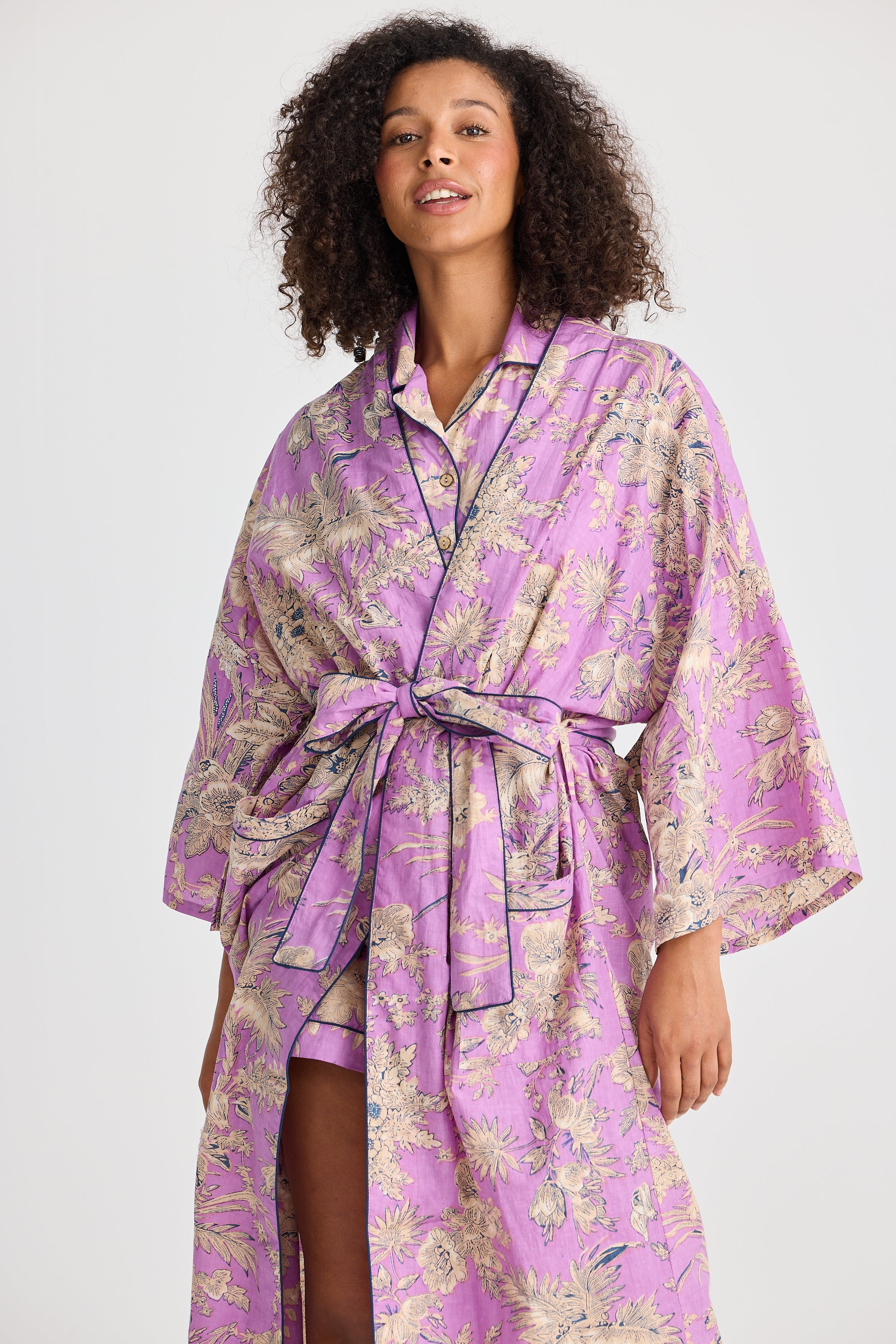 HOLIDAY Namaste Robe PURPLE HAVELI