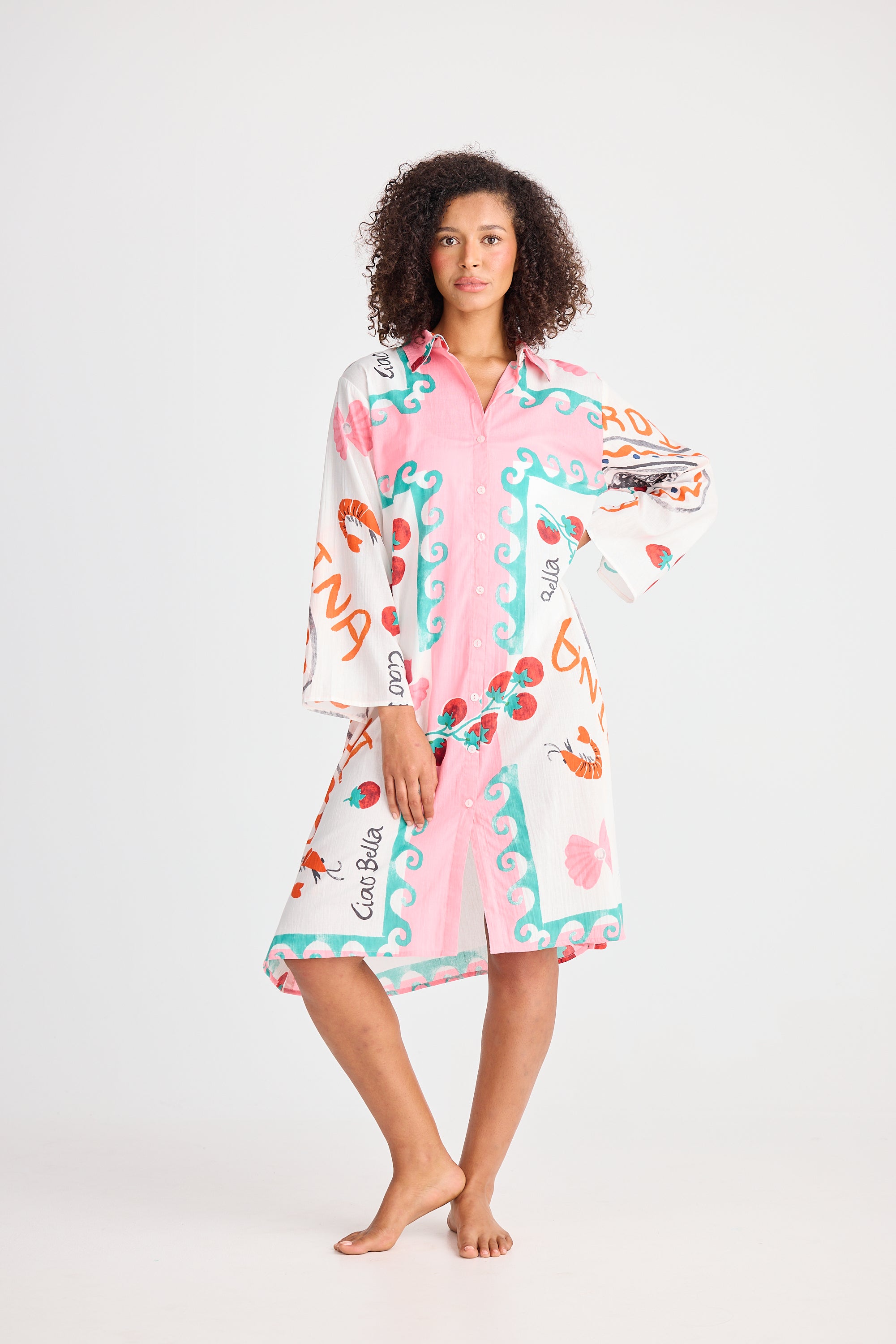 HOLIDAY Stella Shirt Dress ITALIANO