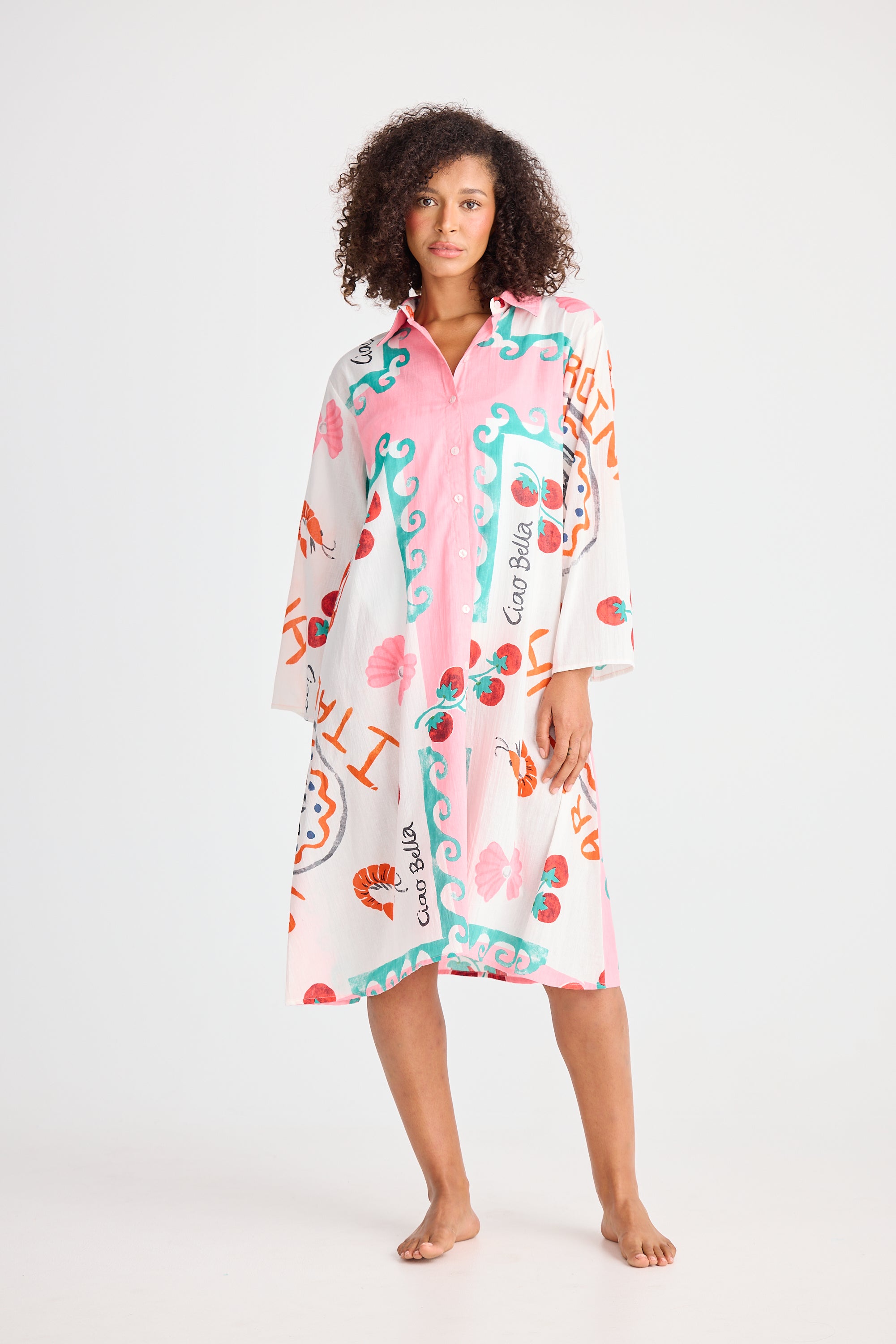HOLIDAY Stella Shirt Dress ITALIANO