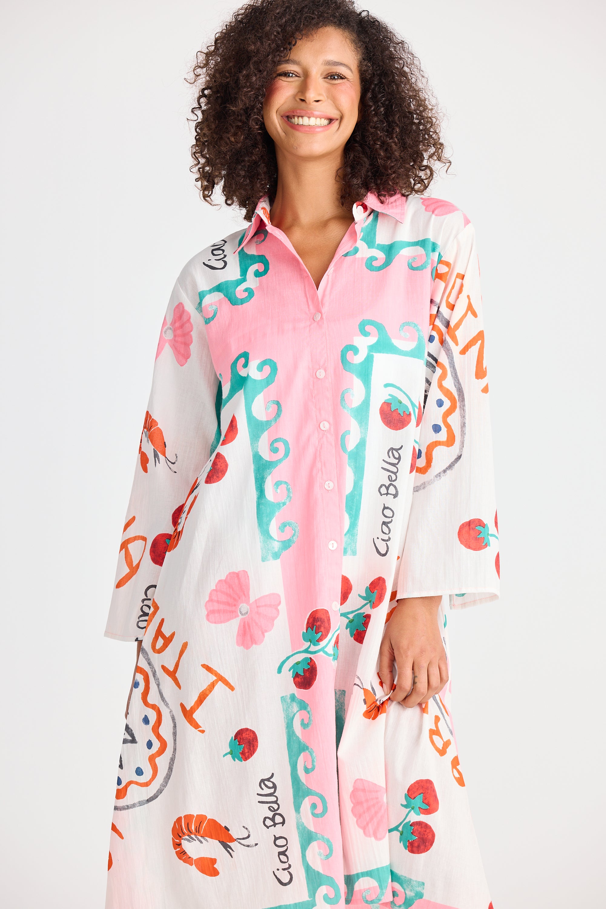 HOLIDAY Stella Shirt Dress ITALIANO