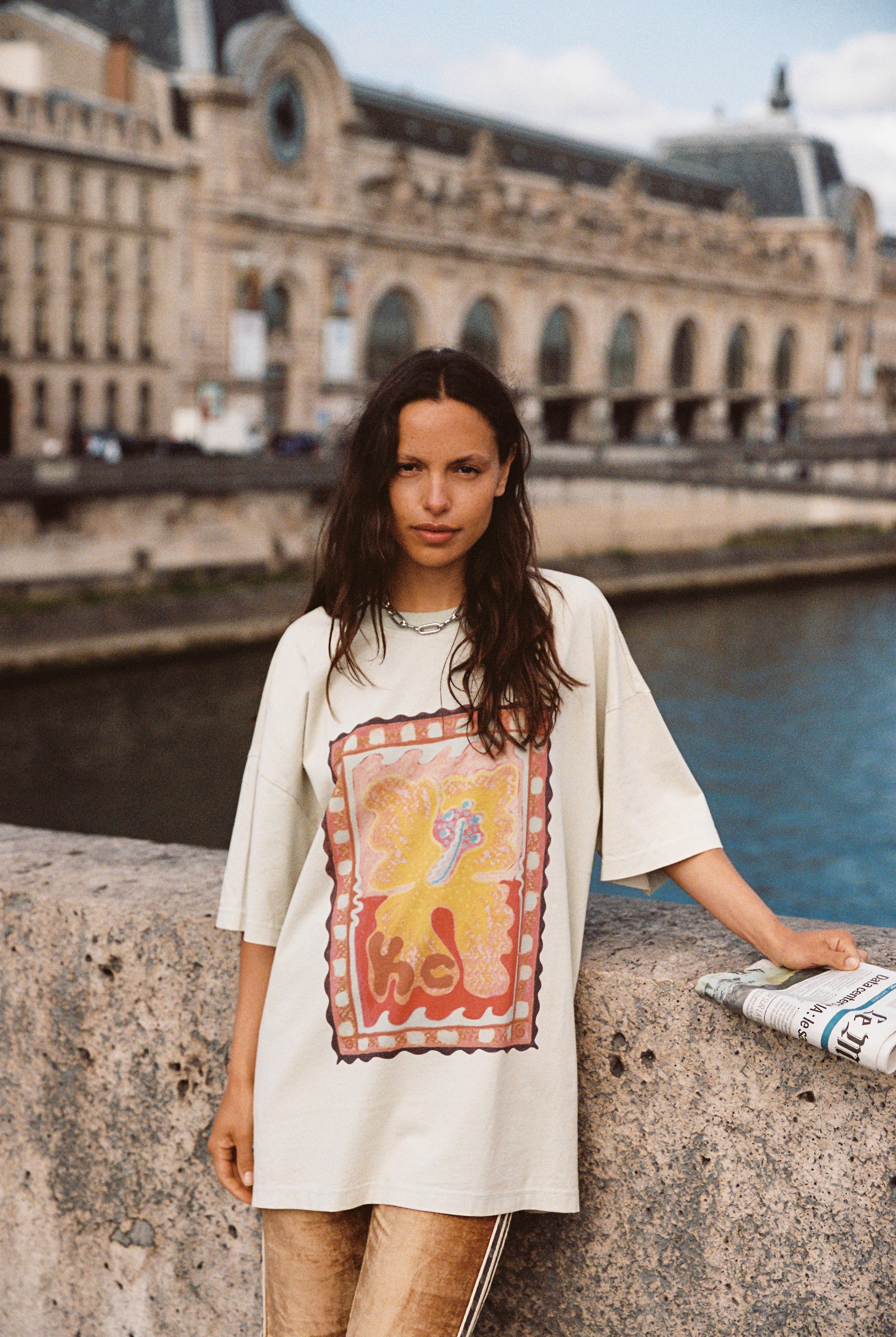 KINGA CSILLA Hibiscus Tee