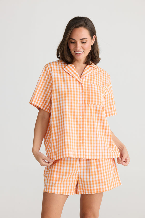 HOLIDAY Stay in Bed Pyjama Set ORANGE